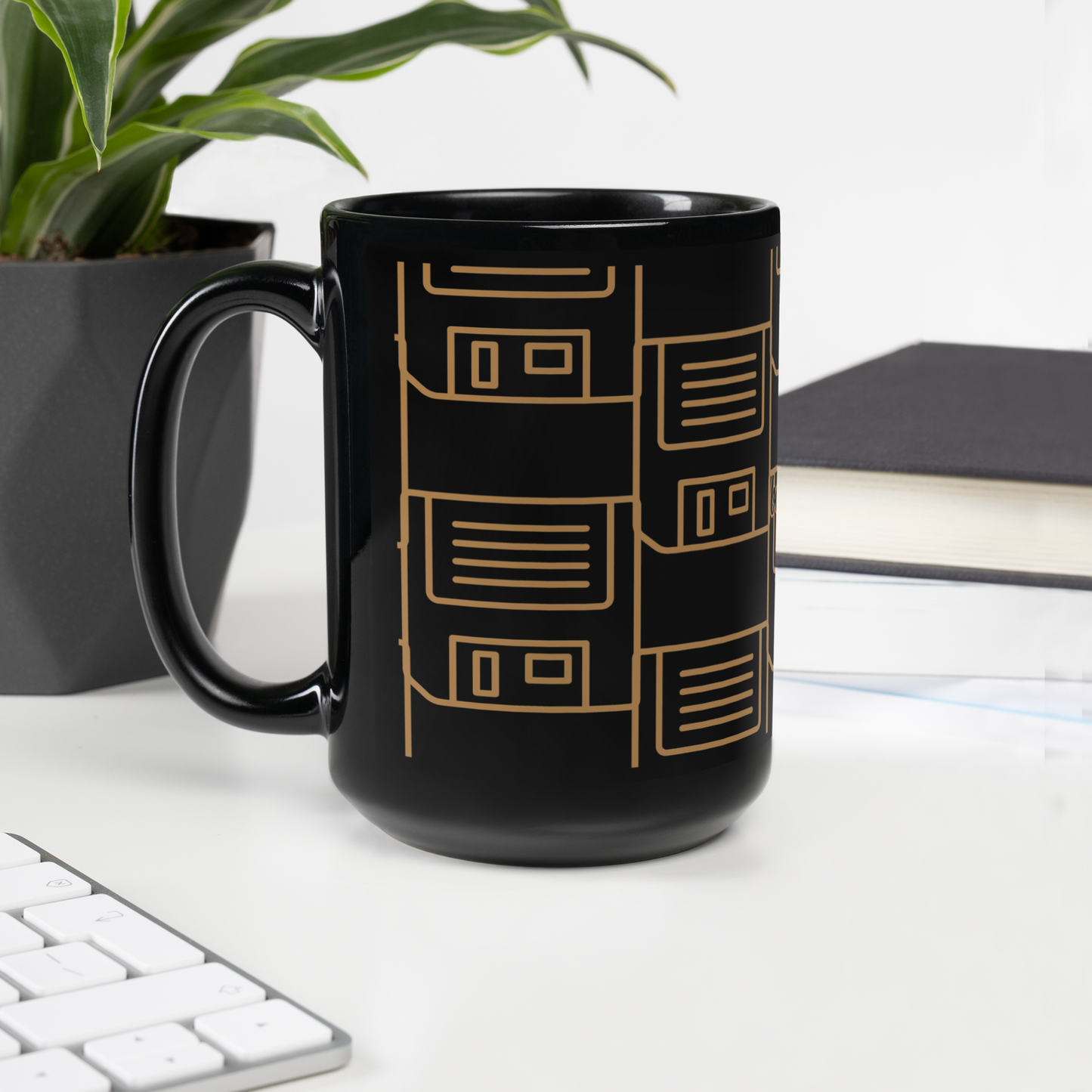 Black Glossy Mug