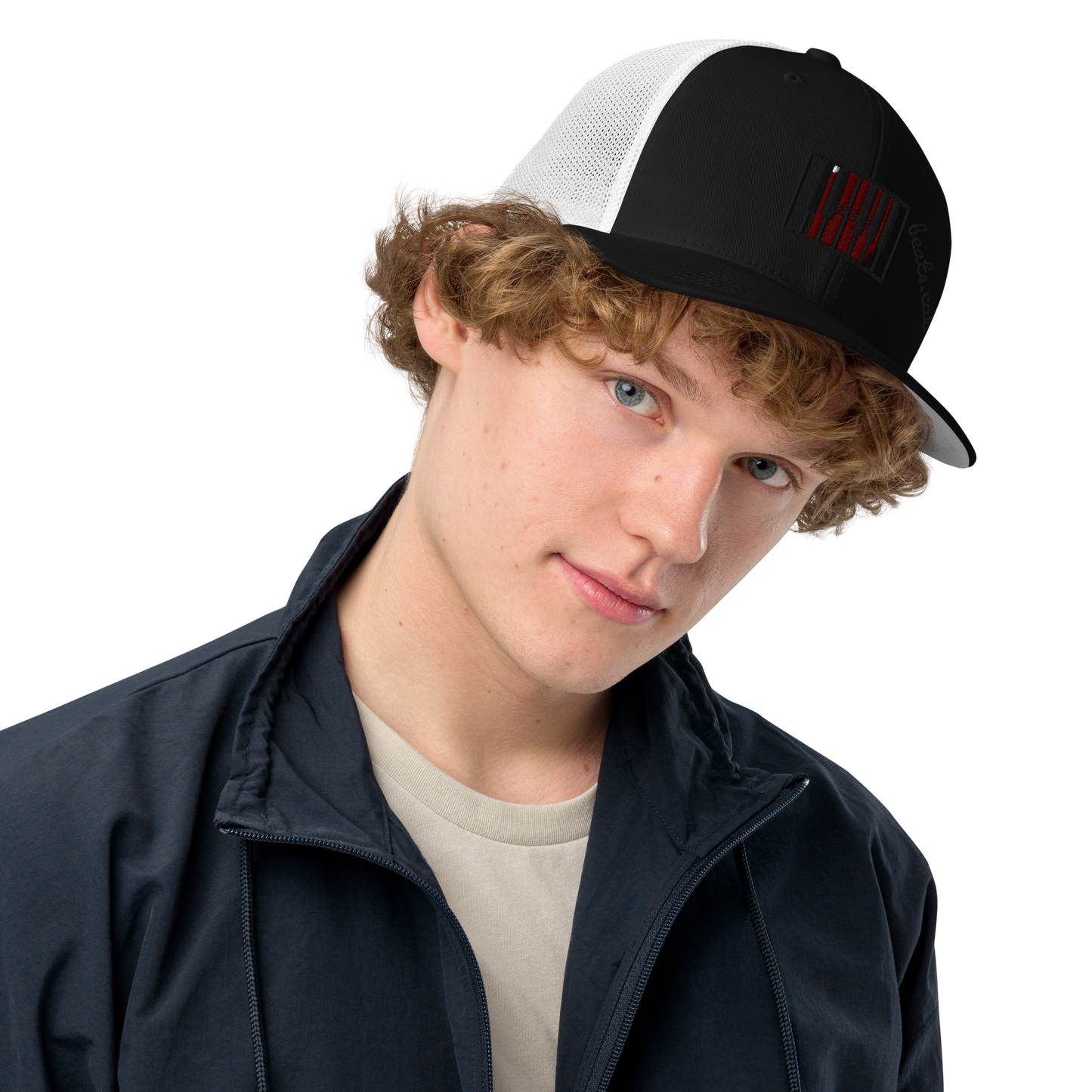 Closed-back trucker cap