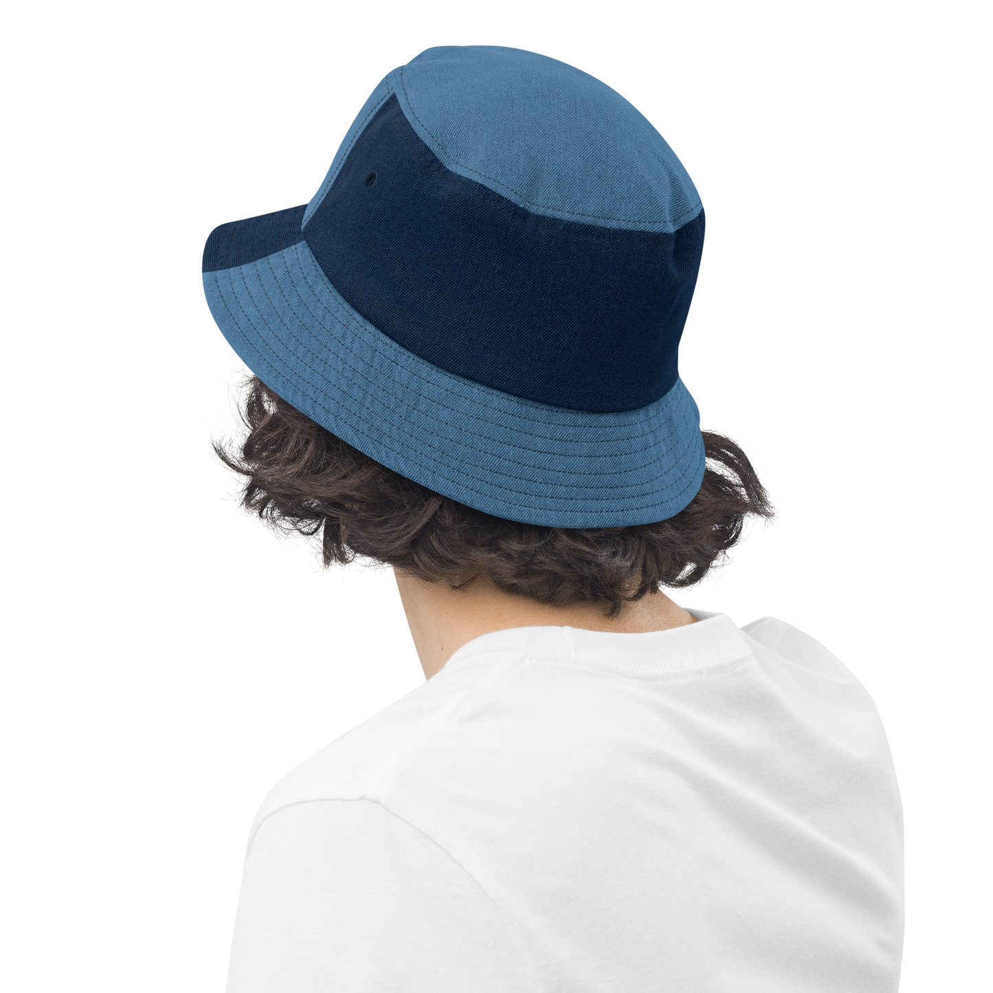 Denim bucket hat