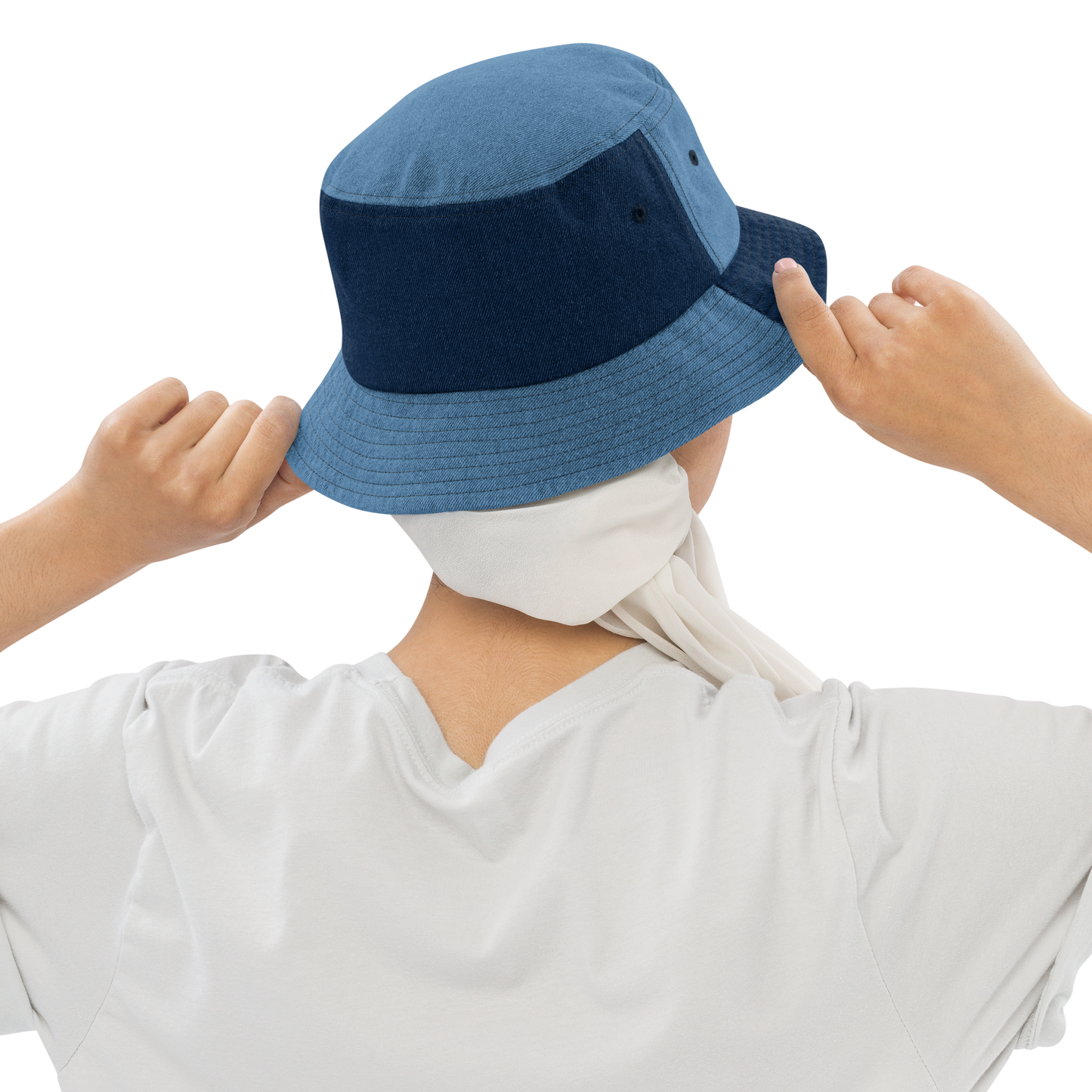 Denim bucket hat