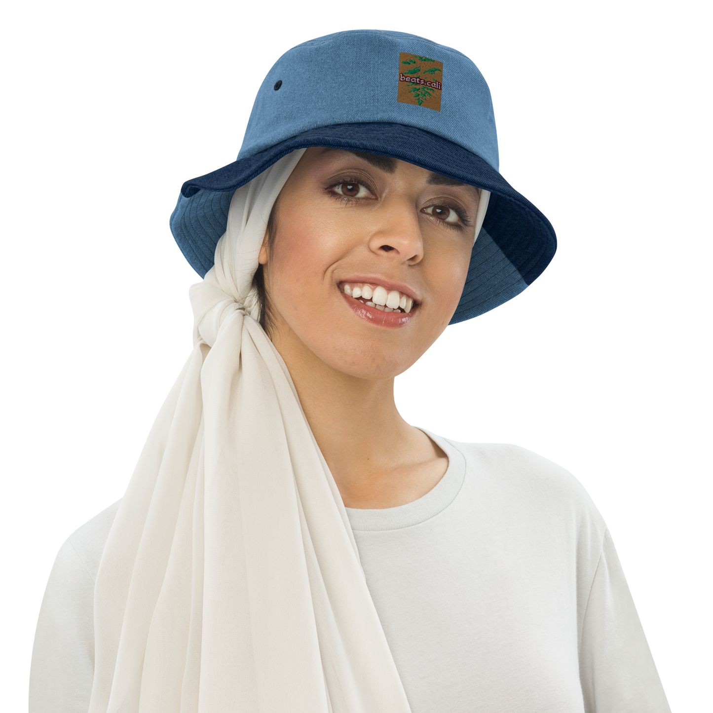 Denim bucket hat