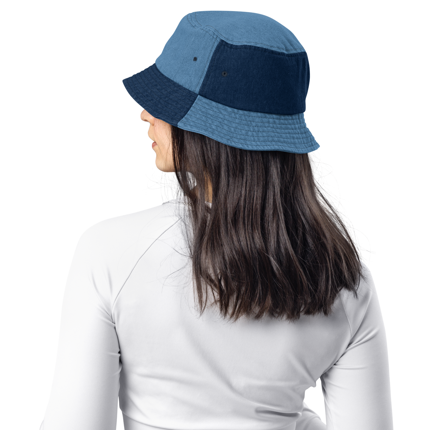 Denim bucket hat