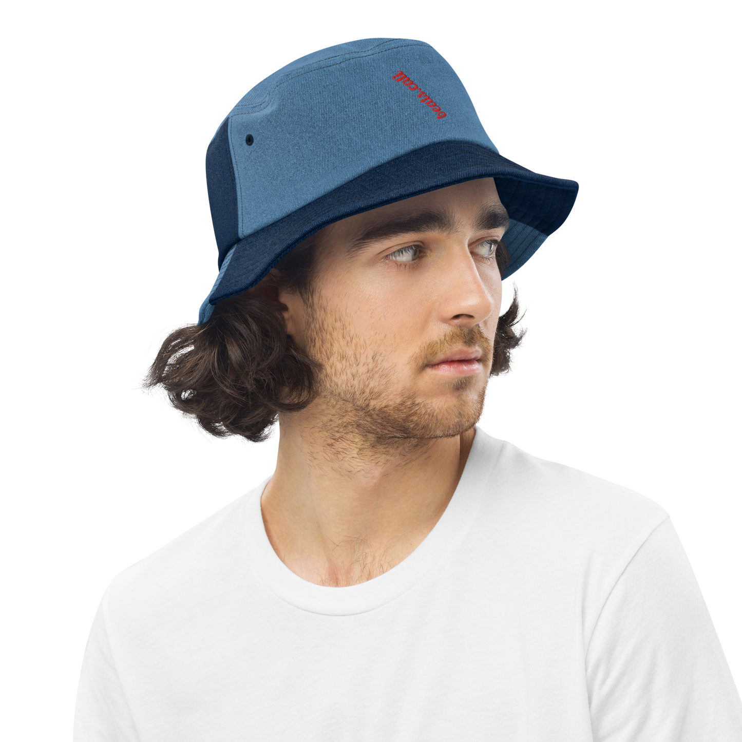Denim bucket hat