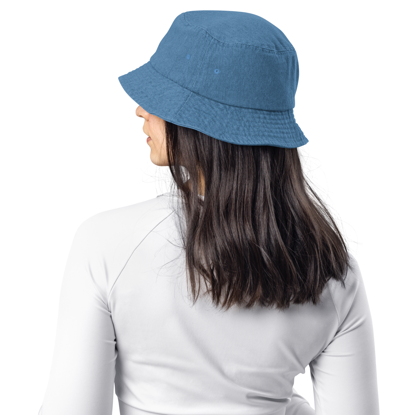 Denim bucket hat