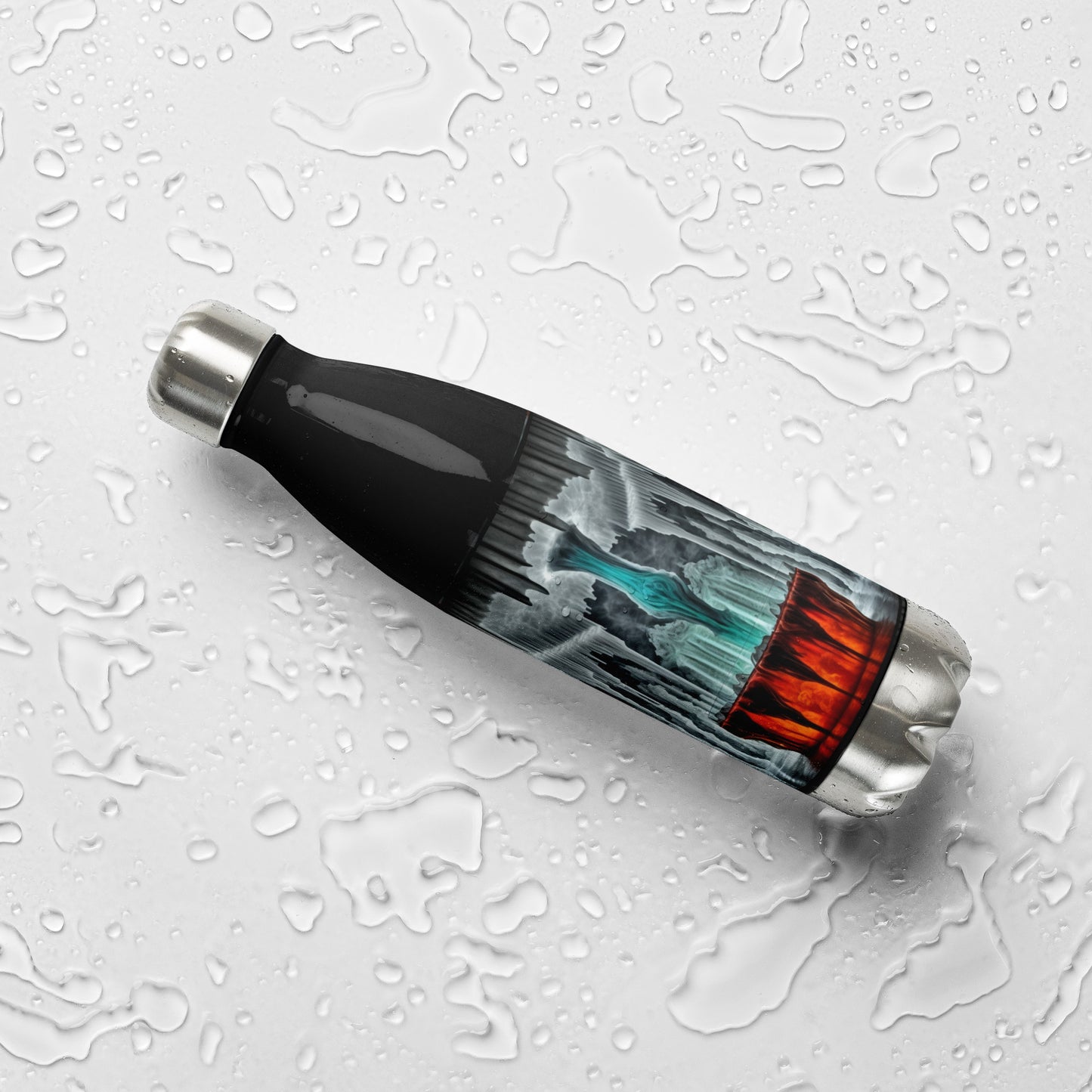 Stay refreshed and hydrated throughout your day with the Beats.Cali stainless steel water bottle, whether you're commuting, hiking, or simply on the move. Crafted with high-grade stainless steel and featuring a double-walled design, this water bottle keeps your beverages hot or cold for hours. Its odourless and leak-proof cap ensures worry-free use on the go.