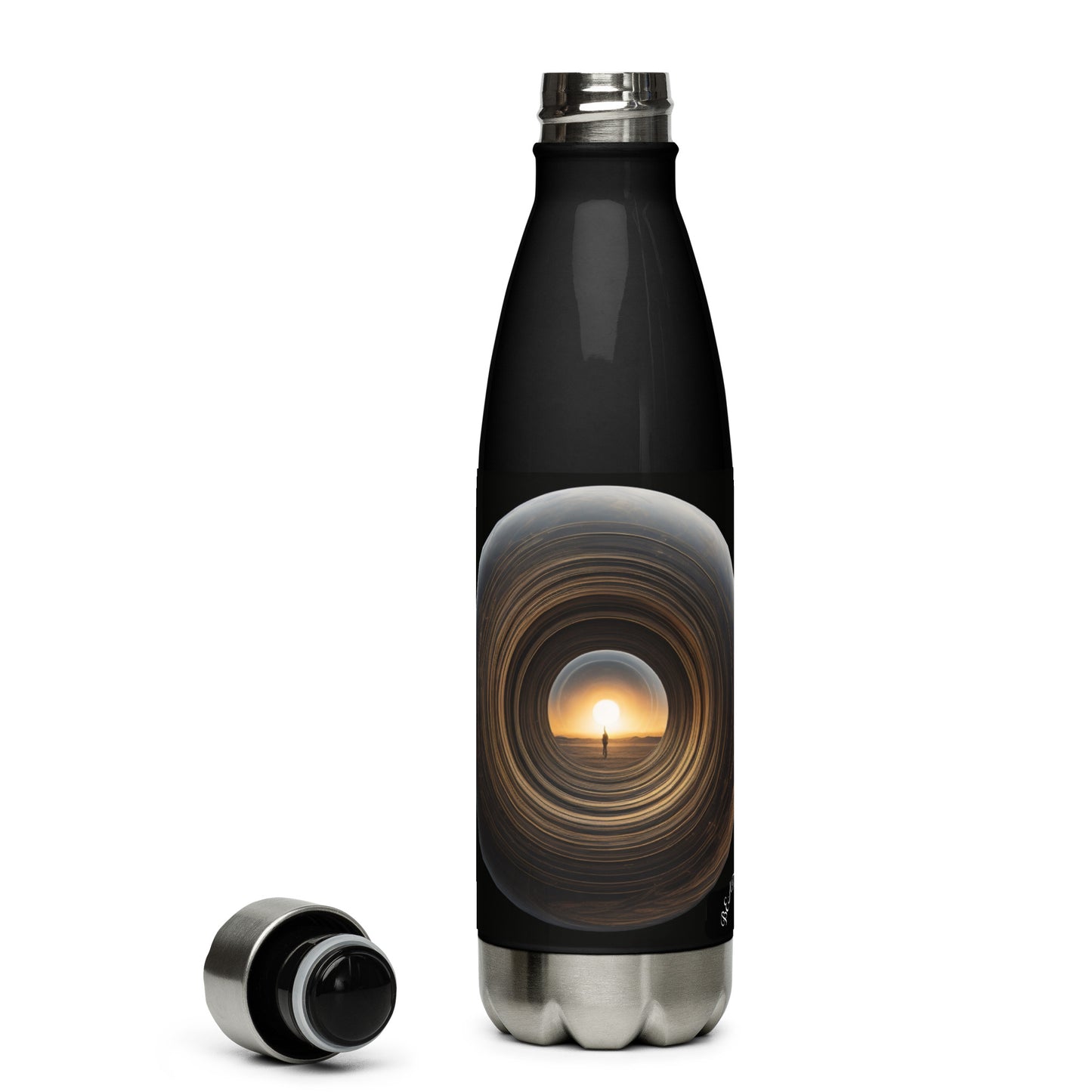 This beats.cali 17-ounce, double-walled stainless steel water bottle is ideal for your daily activities. It will maintain the temperature of your beverage, hot or cold, for hours. Additionally, it has an odour- and leak-proof cap. Place it in your car's cup holder on your way to work, bring it along on hikes, or pack it in your bag for whenever you're thirsty.