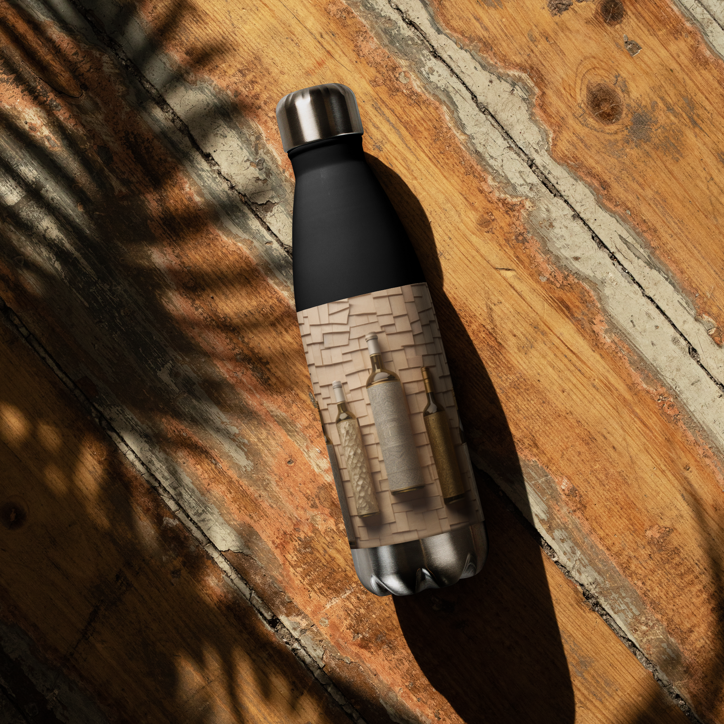 Stay refreshed and hydrated throughout your day with the Beats.Cali stainless steel water bottle, whether you're commuting, hiking, or simply on the move. Crafted with high-grade stainless steel and featuring a double-walled design, this water bottle keeps your beverages hot or cold for hours. Its odourless and leak-proof cap ensures worry-free use on the go.
