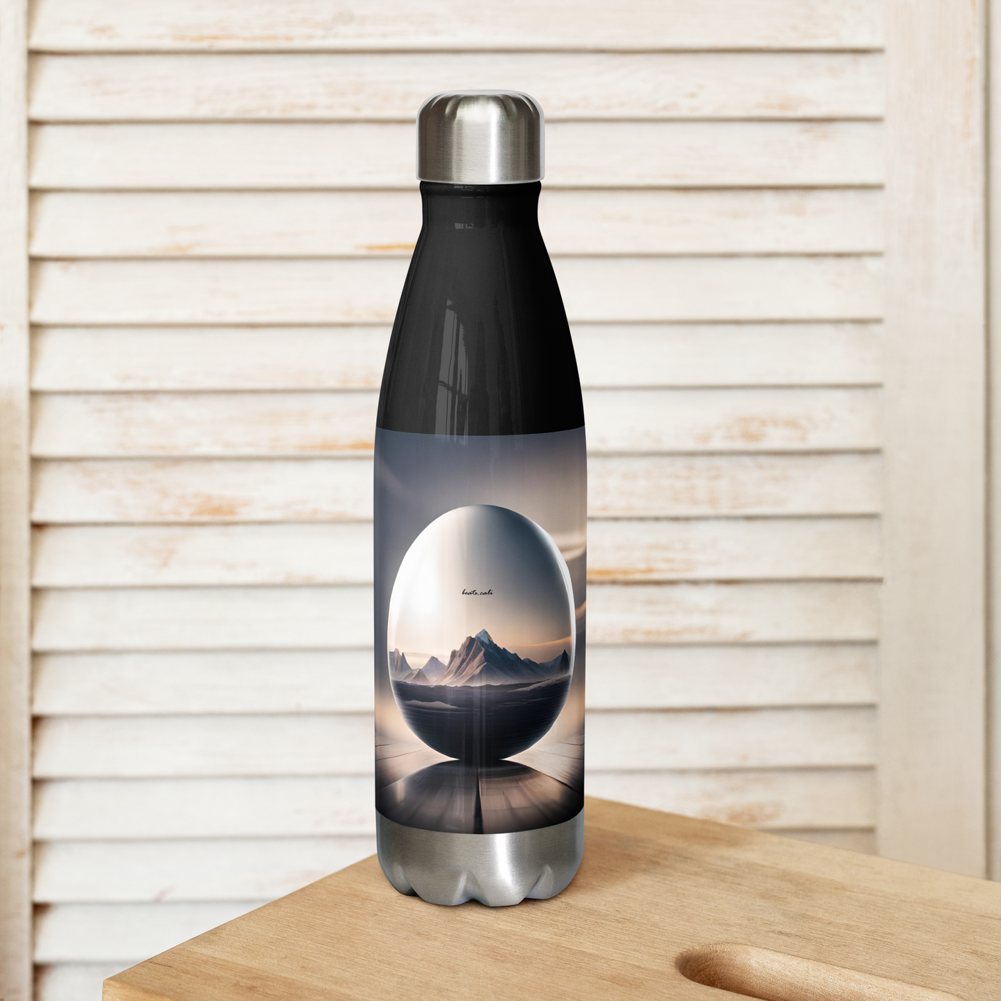 Stay refreshed and hydrated throughout your day with the Beats.Cali stainless steel water bottle, whether you're commuting, hiking, or simply on the move. Crafted with high-grade stainless steel and featuring a double-walled design, this water bottle keeps your beverages hot or cold for hours. Its odourless and leak-proof cap ensures worry-free use on the go.