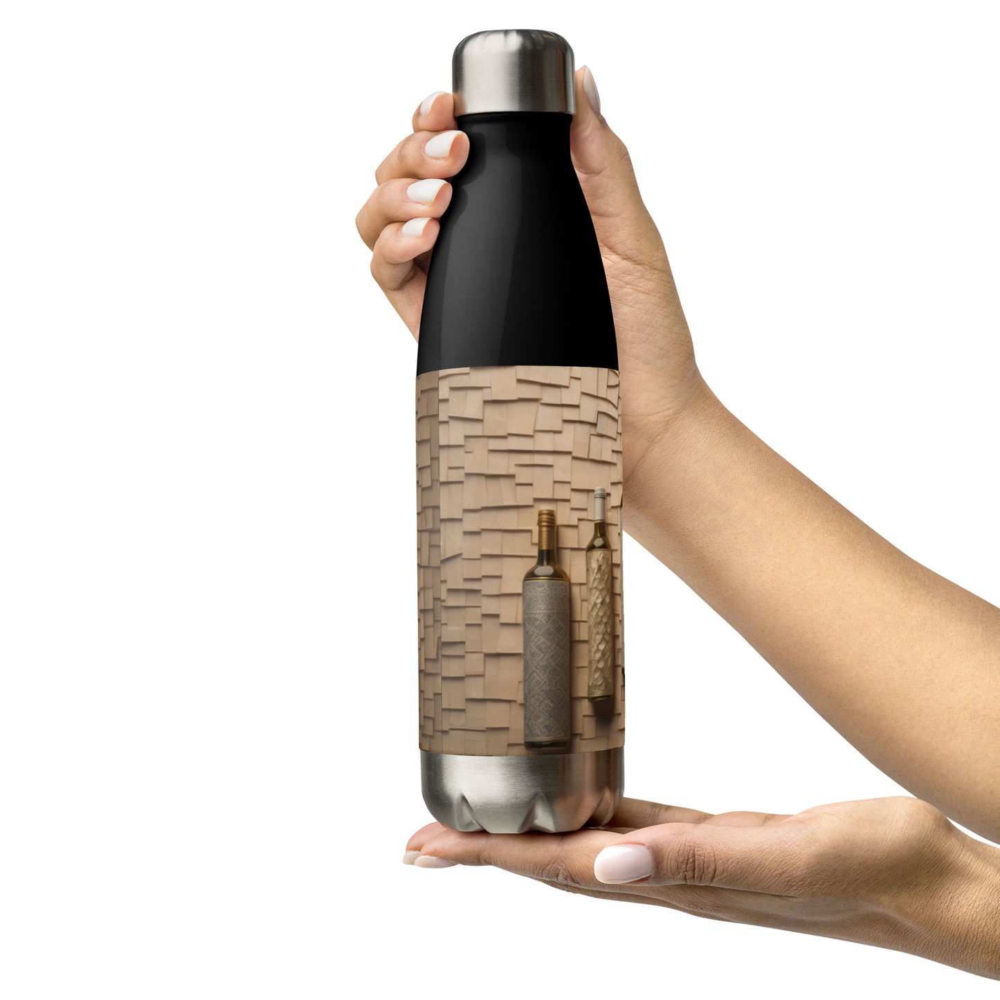 Stay refreshed and hydrated throughout your day with the Beats.Cali stainless steel water bottle, whether you're commuting, hiking, or simply on the move. Crafted with high-grade stainless steel and featuring a double-walled design, this water bottle keeps your beverages hot or cold for hours. Its odourless and leak-proof cap ensures worry-free use on the go.