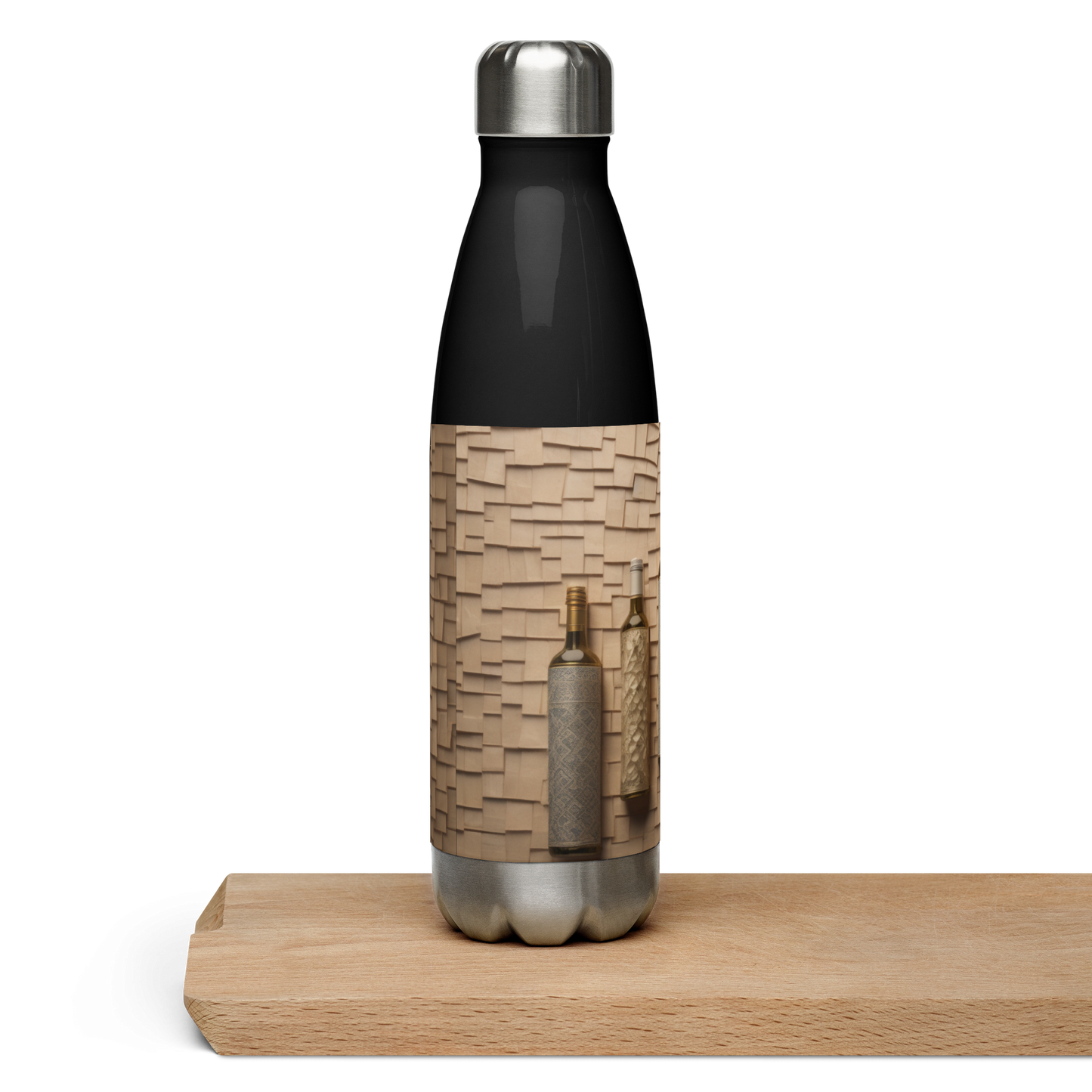 Stay refreshed and hydrated throughout your day with the Beats.Cali stainless steel water bottle, whether you're commuting, hiking, or simply on the move. Crafted with high-grade stainless steel and featuring a double-walled design, this water bottle keeps your beverages hot or cold for hours. Its odourless and leak-proof cap ensures worry-free use on the go.