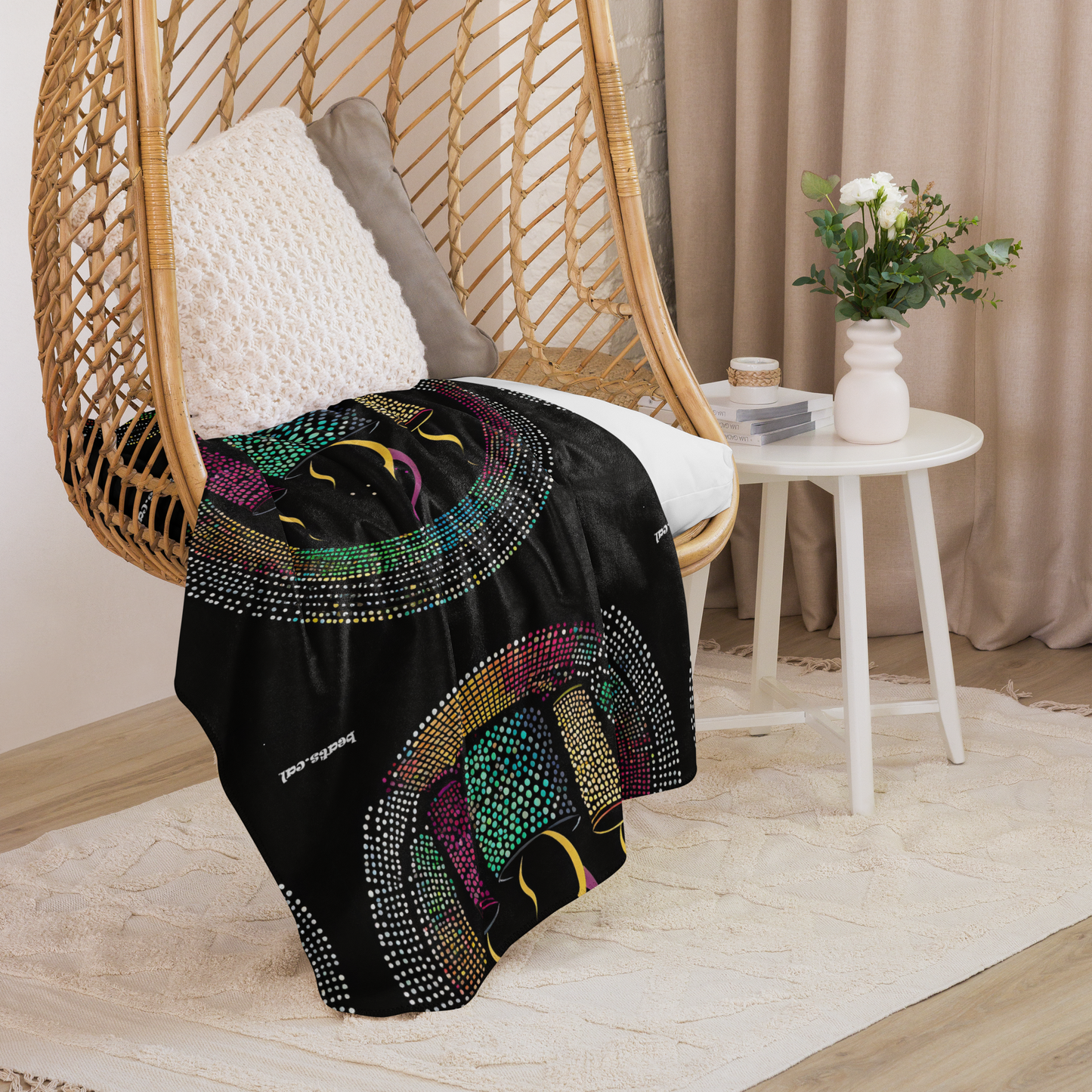 Indulge in comfort and style with our exquisite sherpa blanket, where plushie feel meets exceptional softness. Designed to be your ultimate comfort companion, this blanket offers unparalleled coziness and warmth, perfect for daily use while lounging on the couch, snuggling up on chilly evenings, or adding a stylish touch to your room.