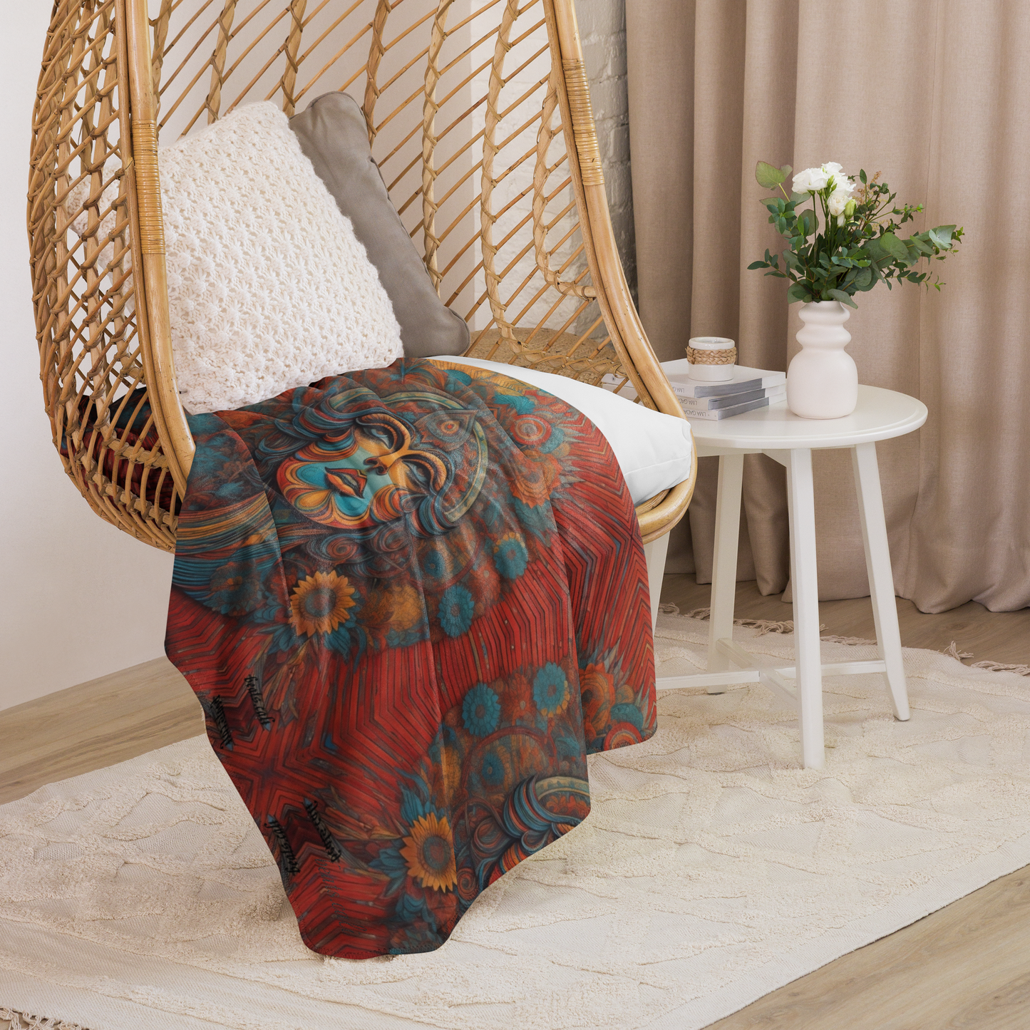 Indulge in comfort and style with our exquisite sherpa blanket, where plushie feel meets exceptional softness. Designed to be your ultimate comfort companion, this blanket offers unparalleled coziness and warmth, perfect for daily use while lounging on the couch, snuggling up on chilly evenings, or adding a stylish touch to your room.