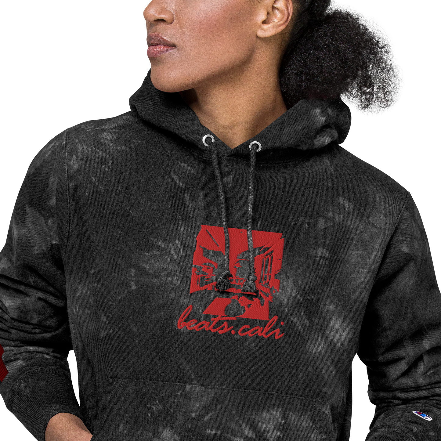Unisex Champion tie-dye hoodie