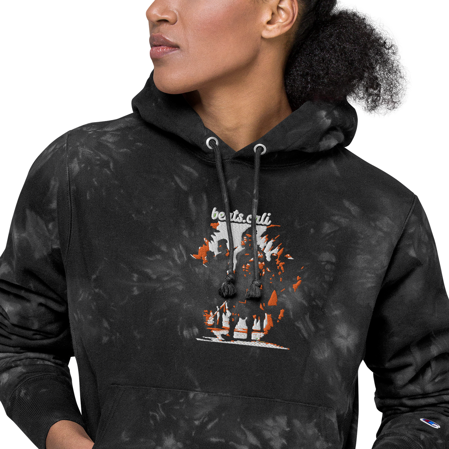 Unisex Champion tie-dye hoodie