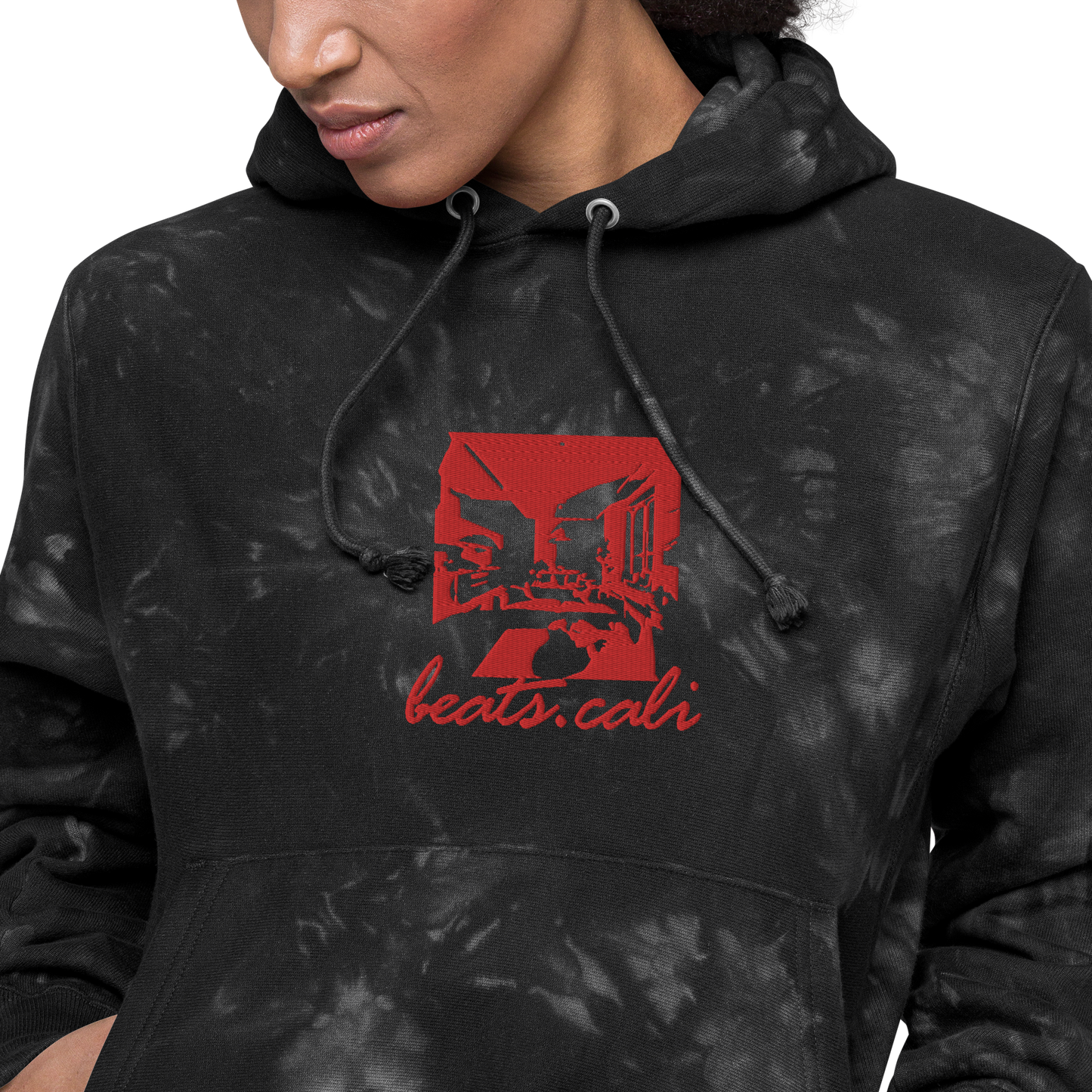 Unisex Champion tie-dye hoodie