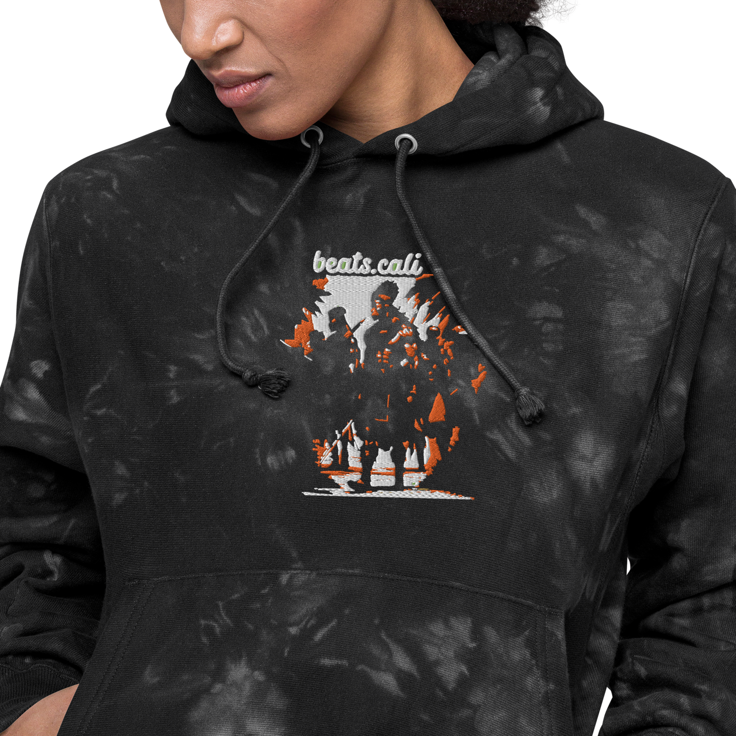 Unisex Champion tie-dye hoodie