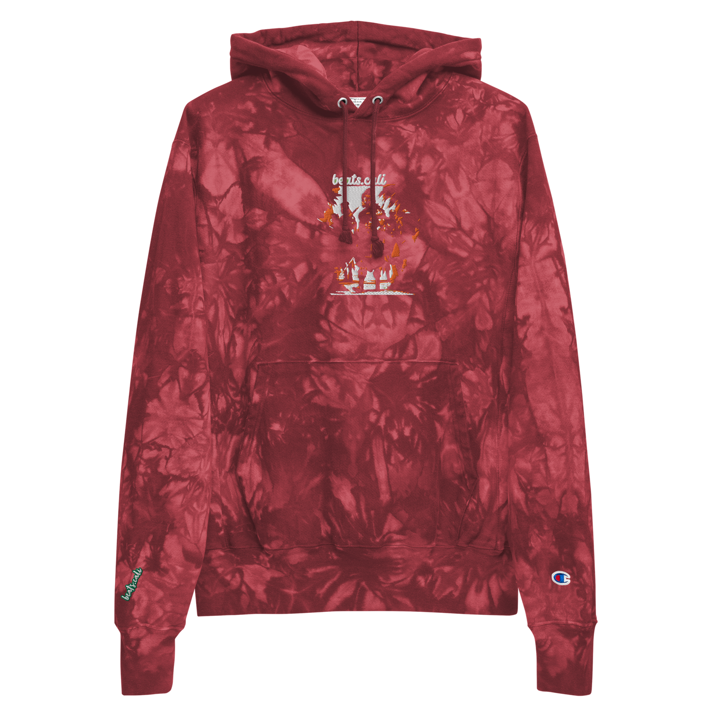 Unisex Champion tie-dye hoodie