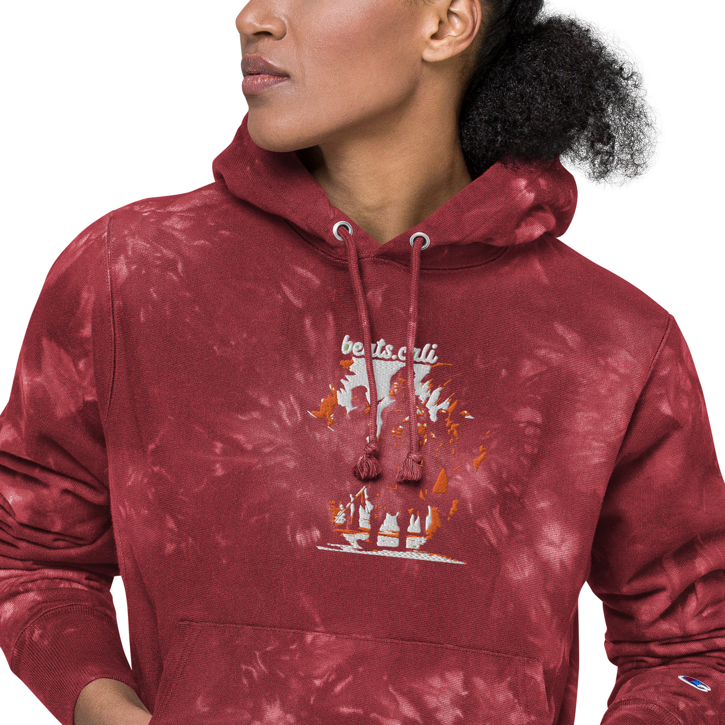 Unisex Champion tie-dye hoodie