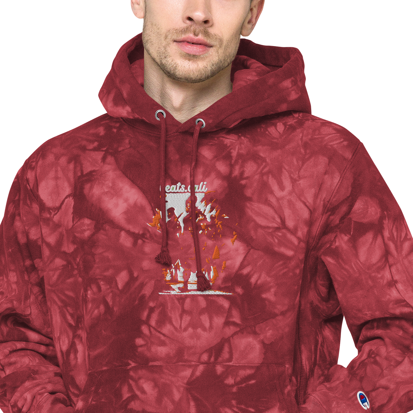Unisex Champion tie-dye hoodie