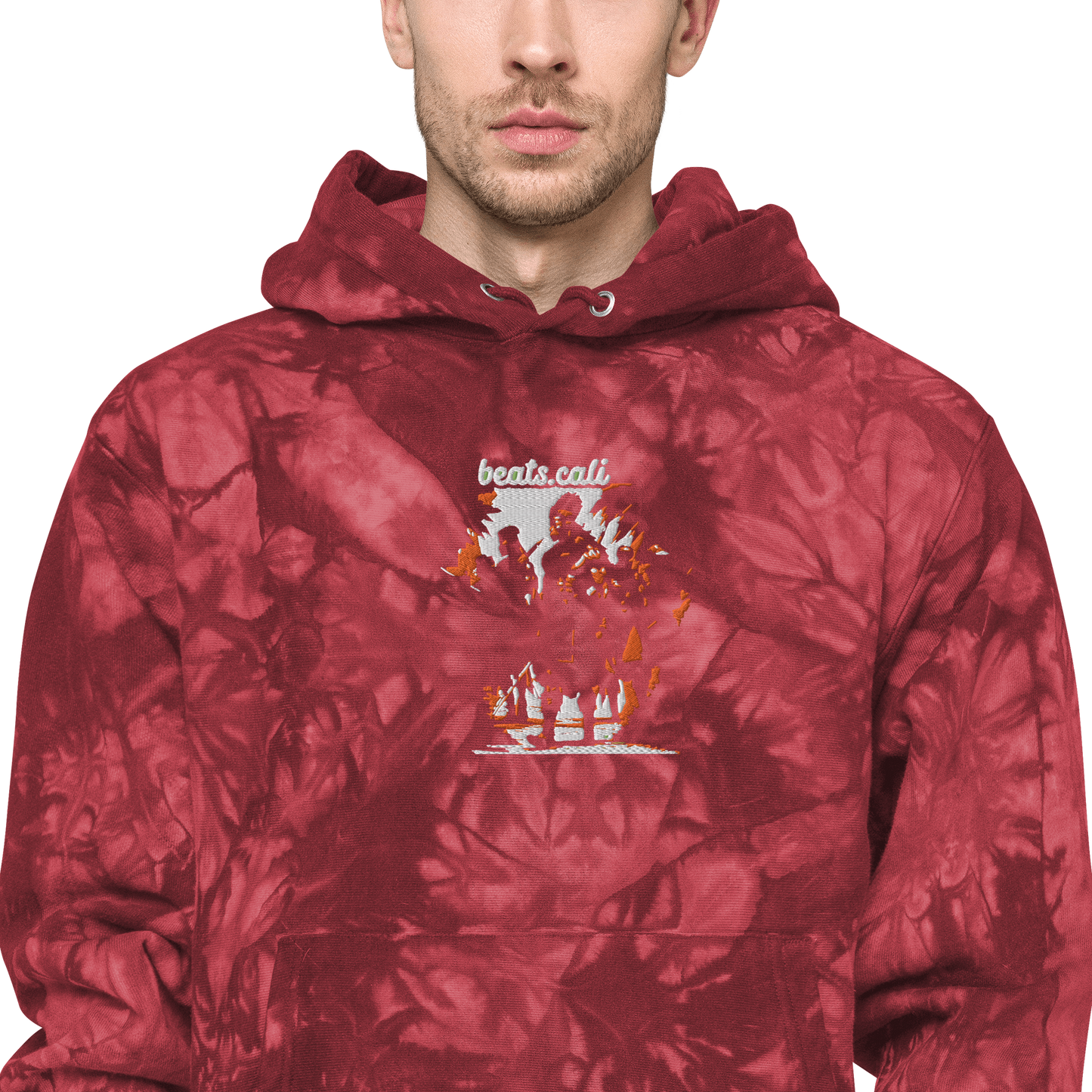 Unisex Champion tie-dye hoodie