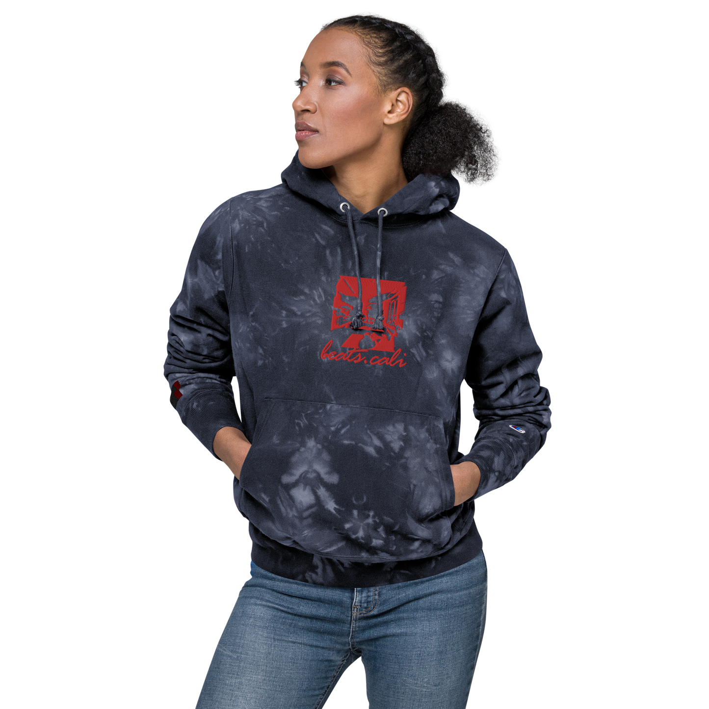 Unisex Champion tie-dye hoodie