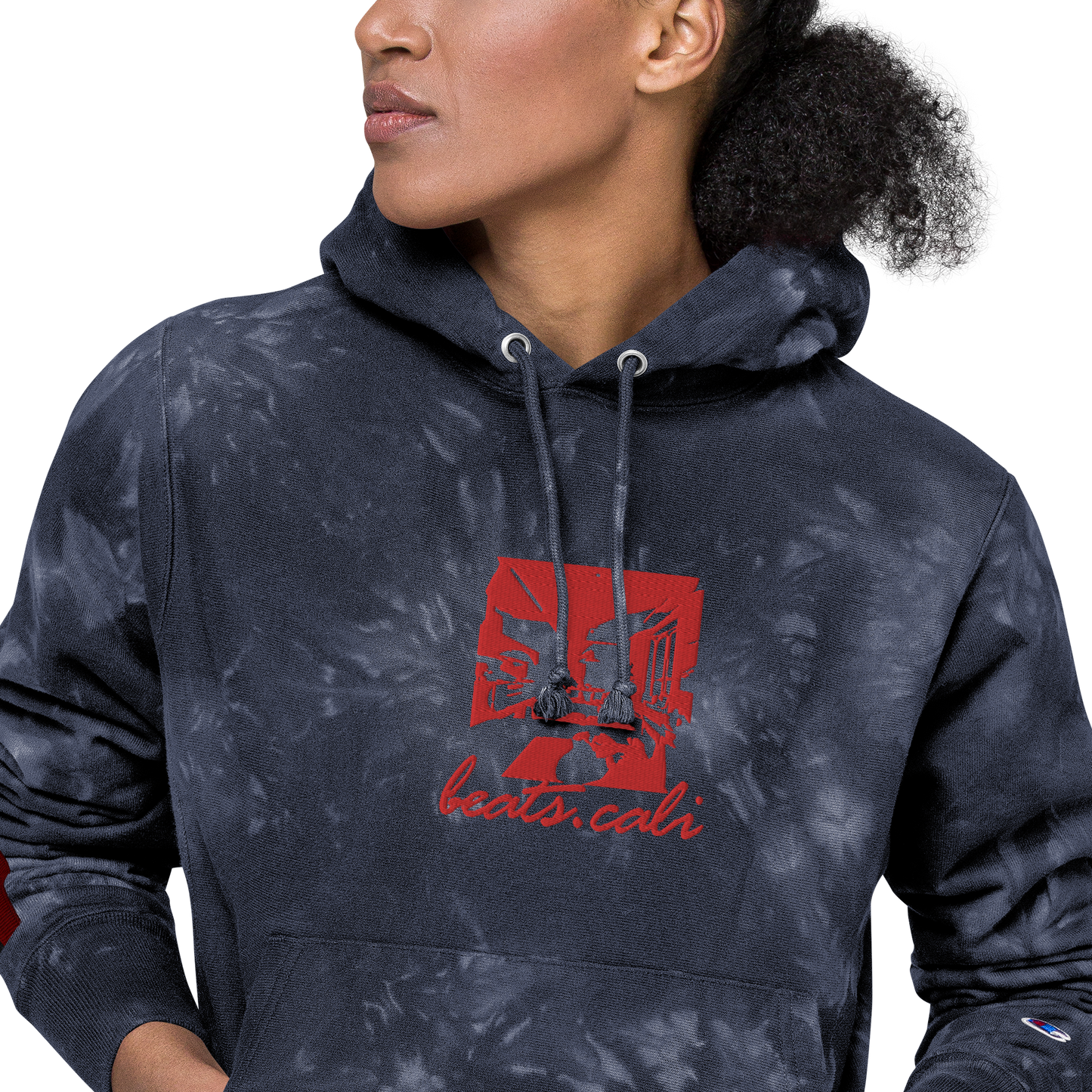 Unisex Champion tie-dye hoodie