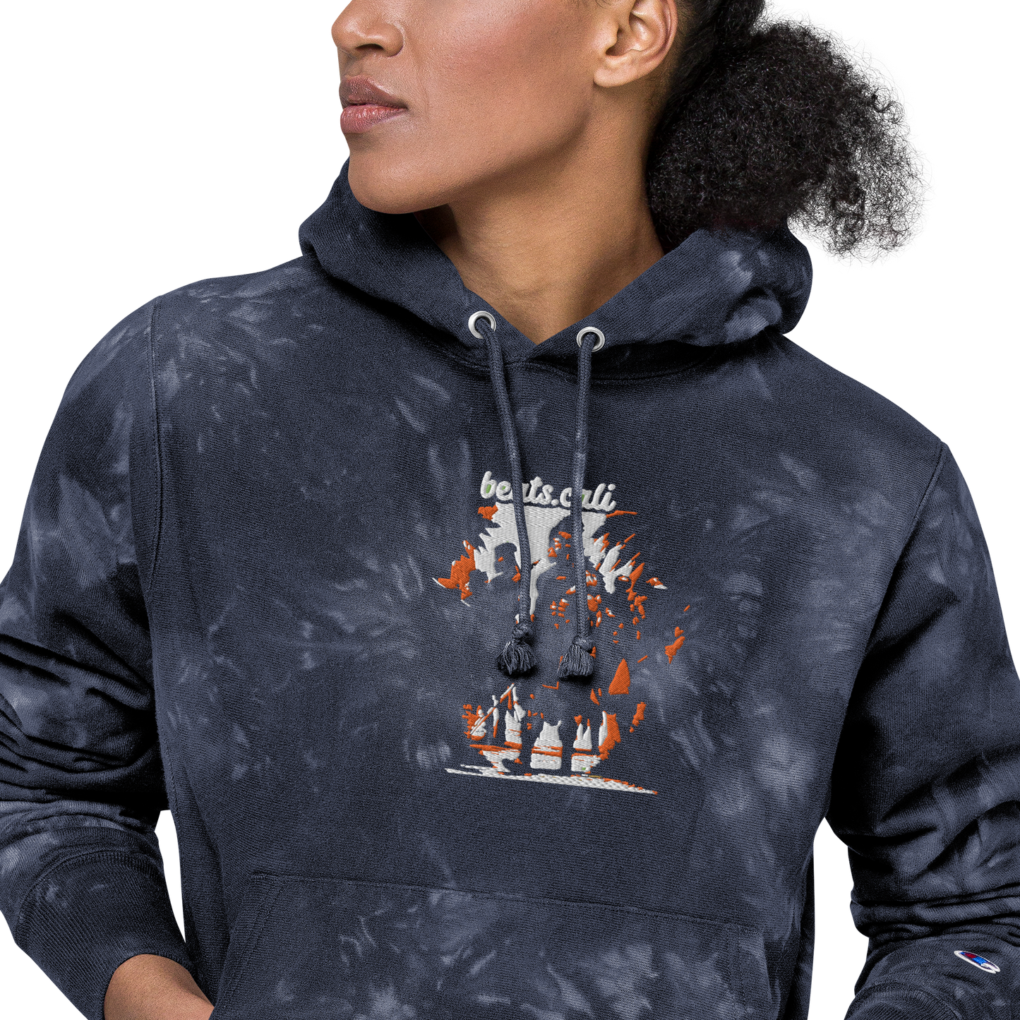 Unisex Champion tie-dye hoodie