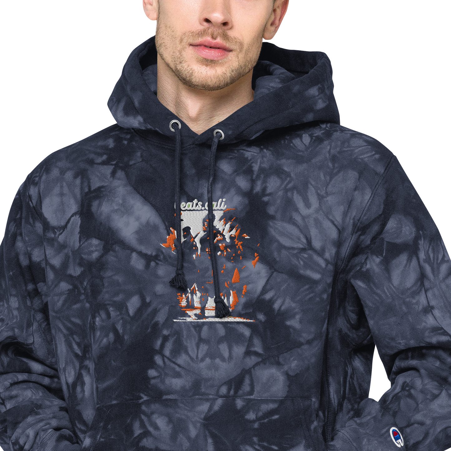 Unisex Champion tie-dye hoodie