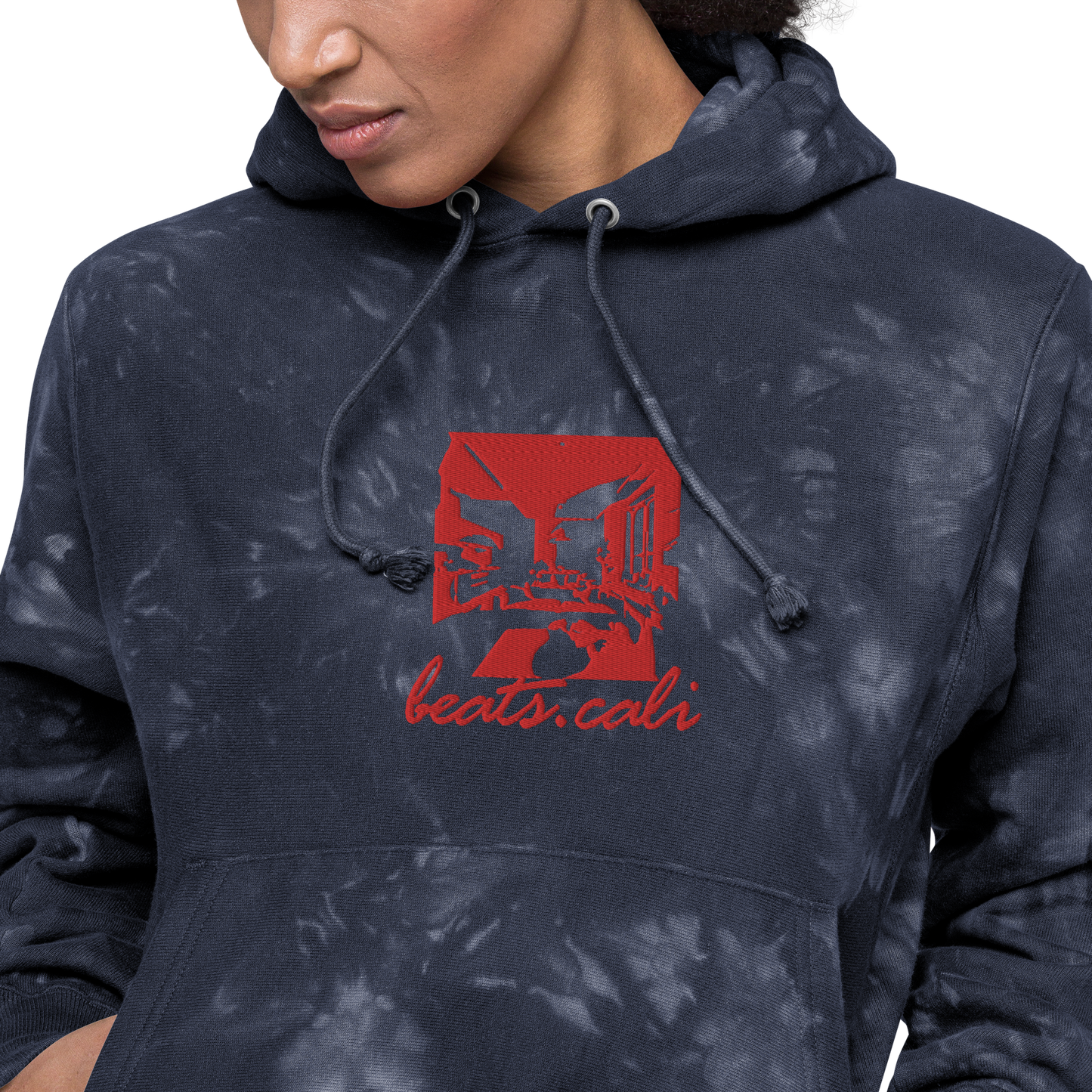 Unisex Champion tie-dye hoodie