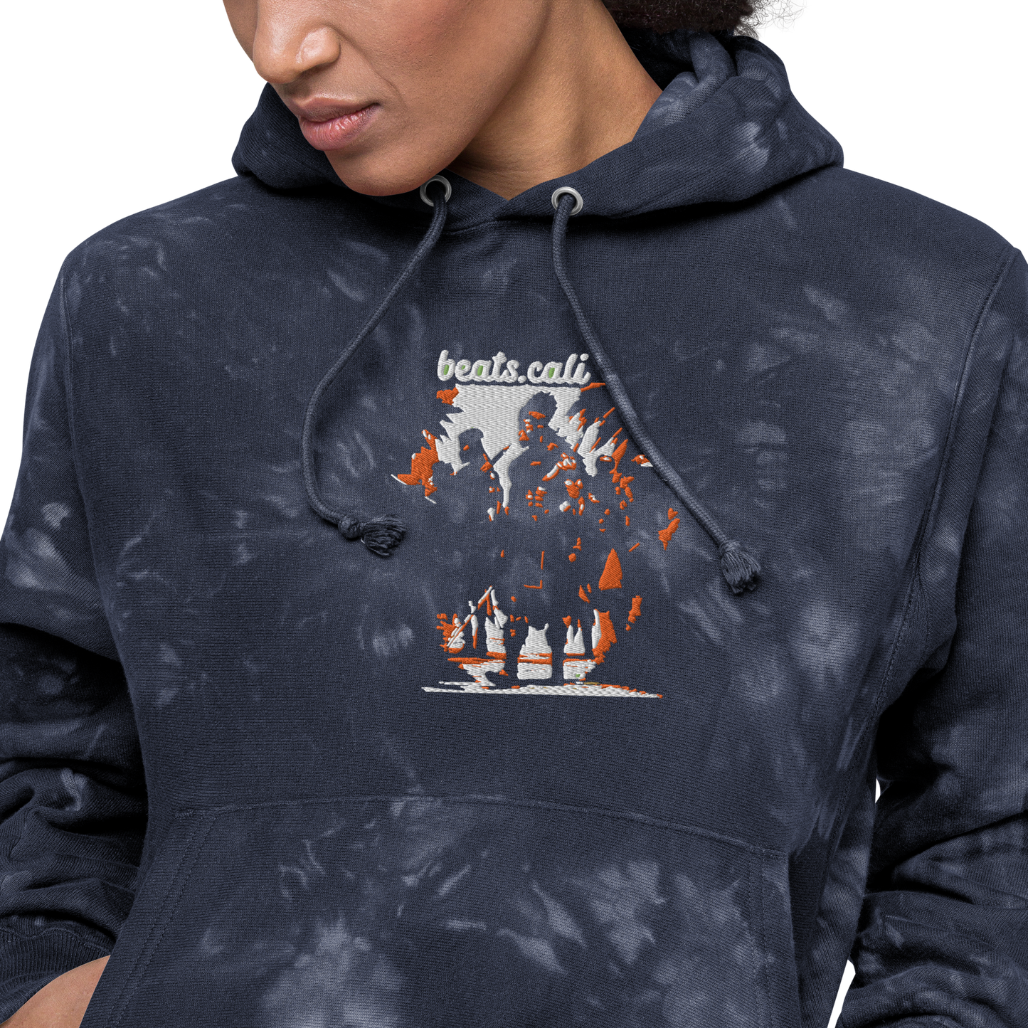 Unisex Champion tie-dye hoodie