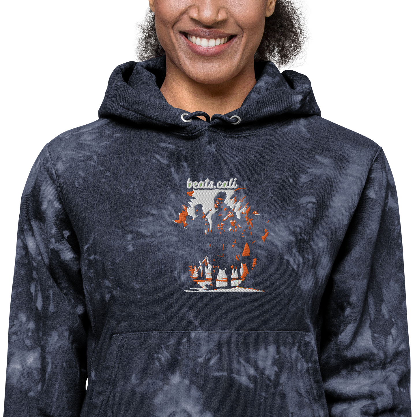 Unisex Champion tie-dye hoodie
