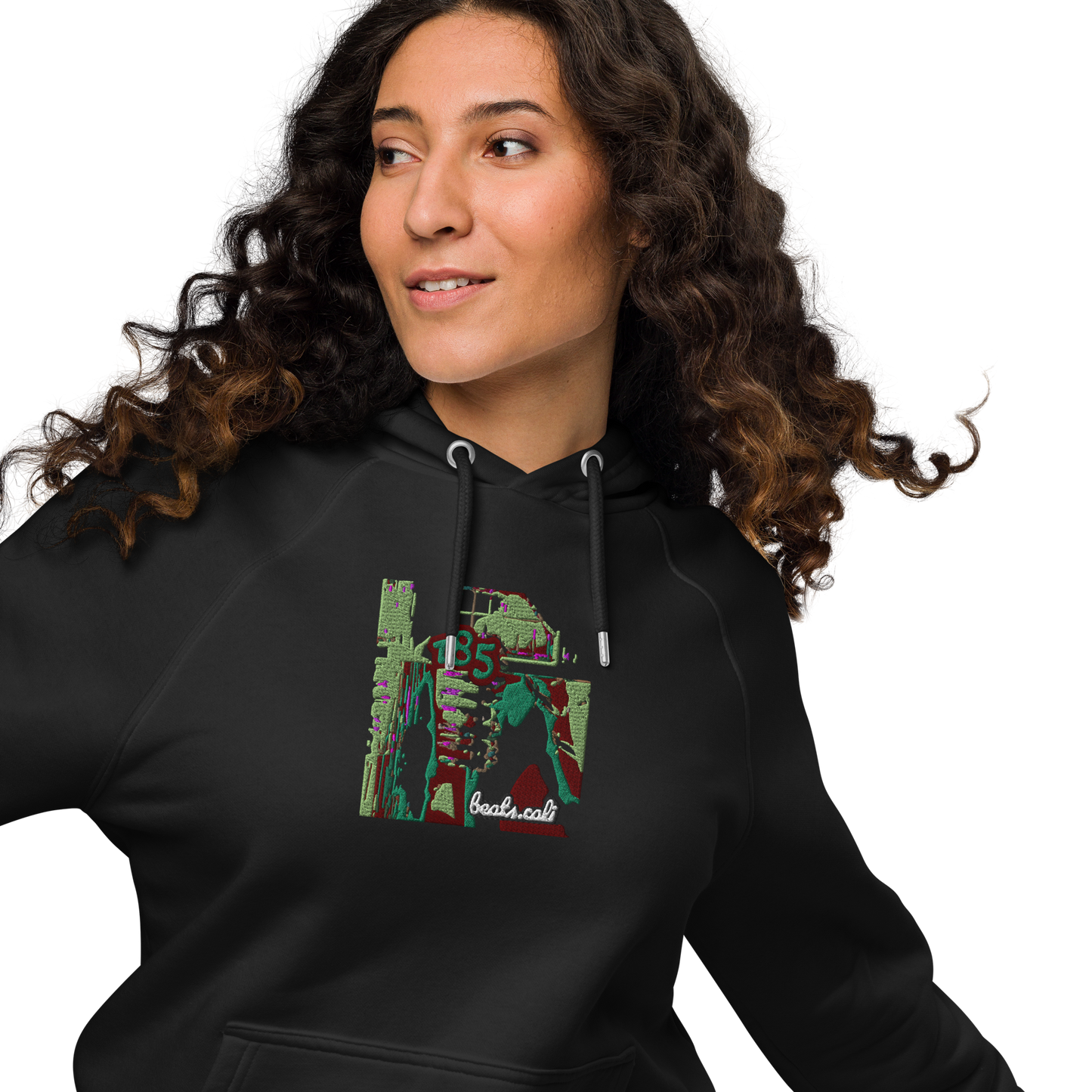 Unisex raglan hoodie