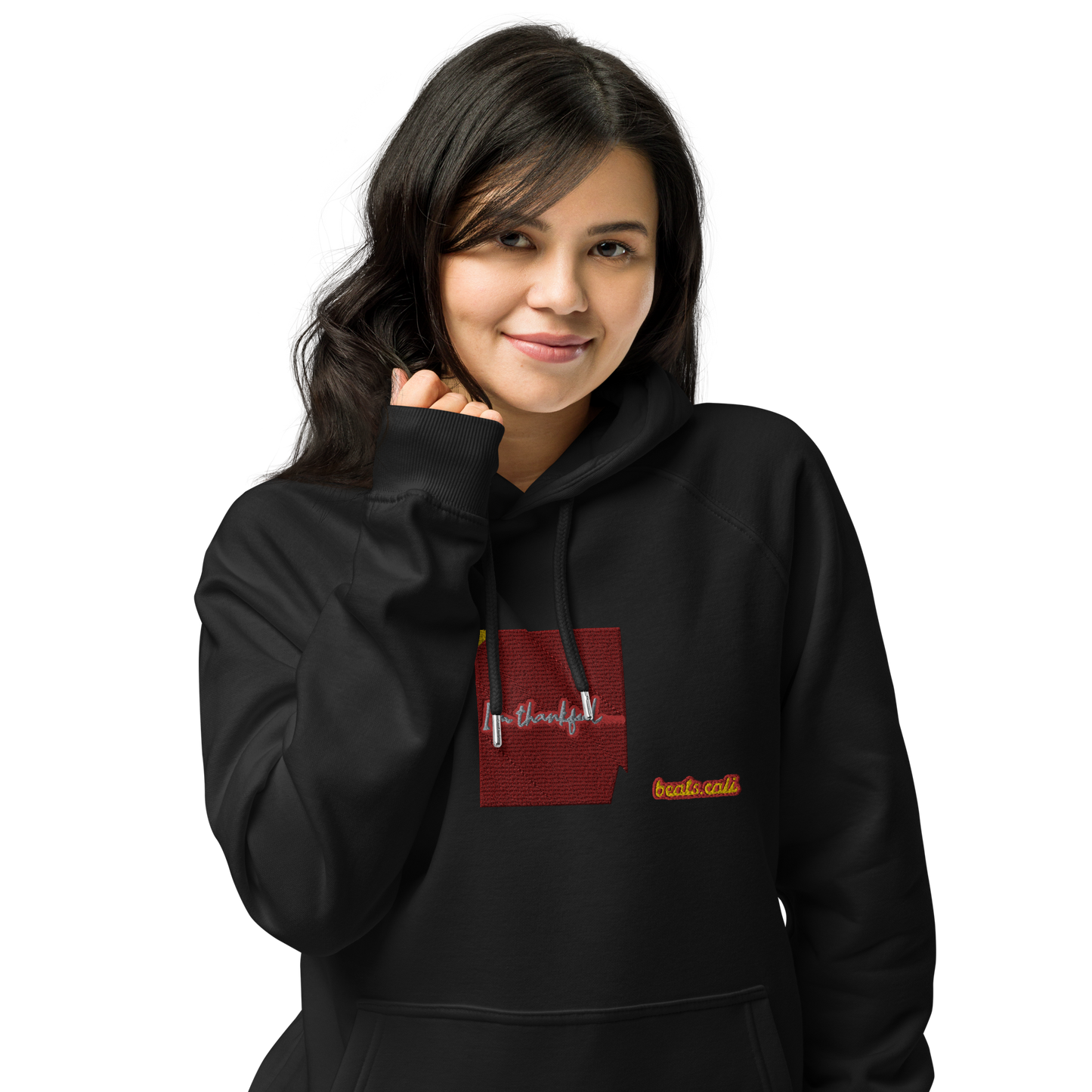 Unisex raglan hoodie