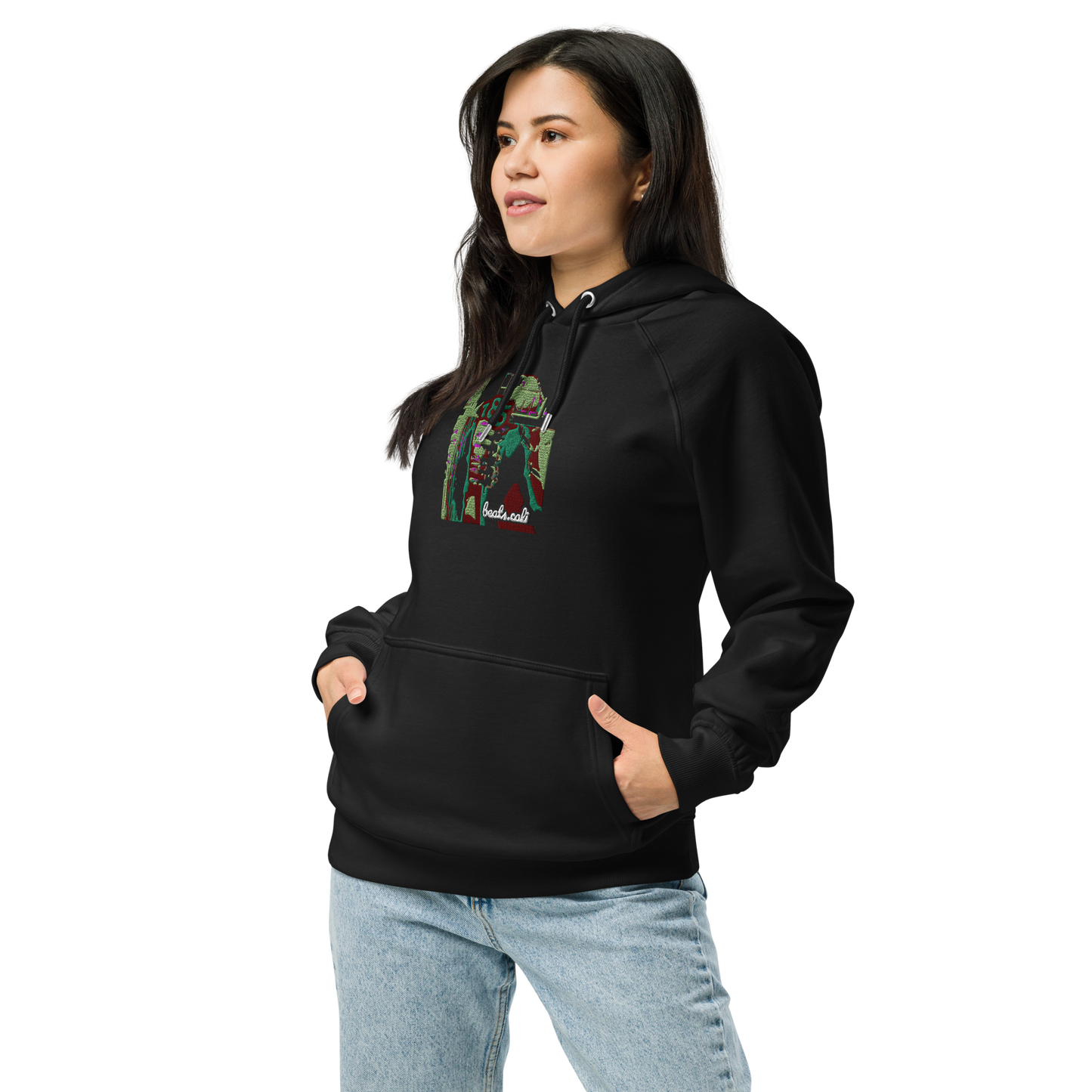 Unisex raglan hoodie