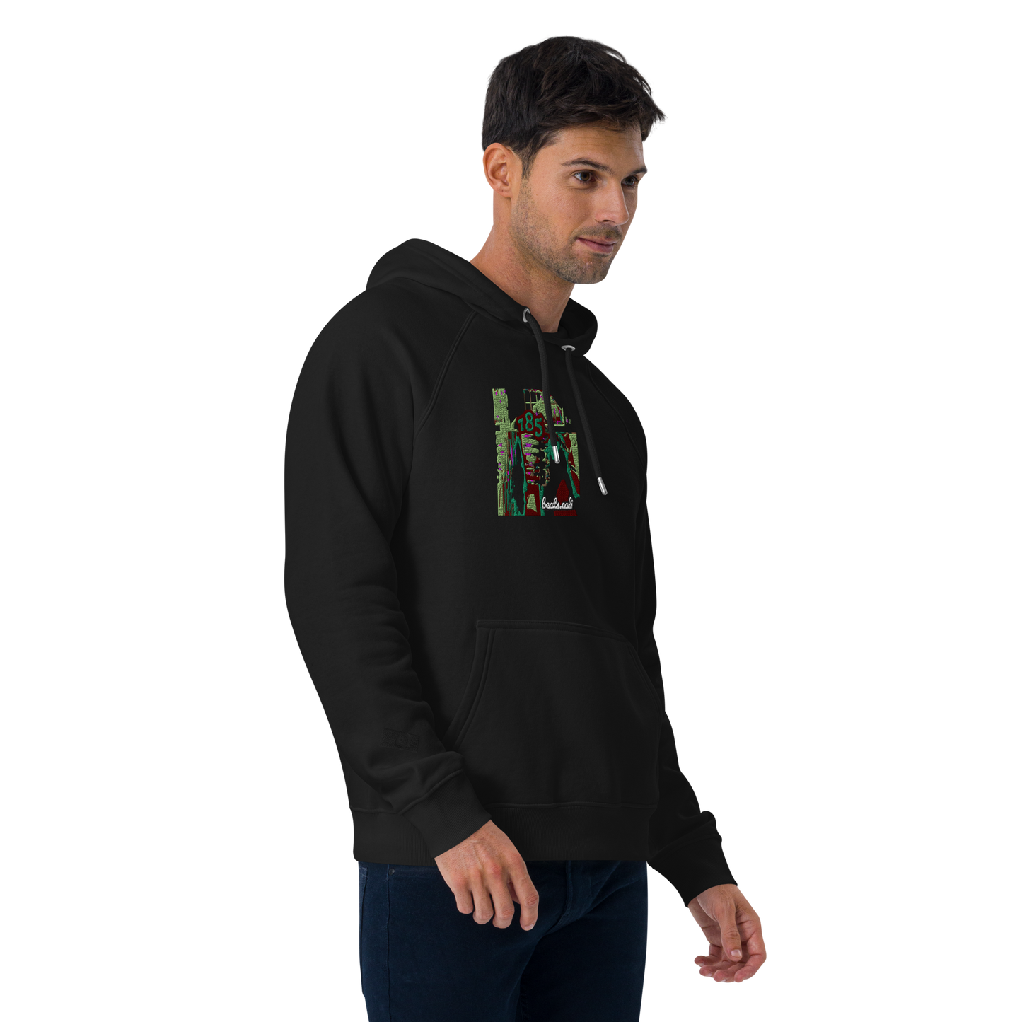 Unisex raglan hoodie