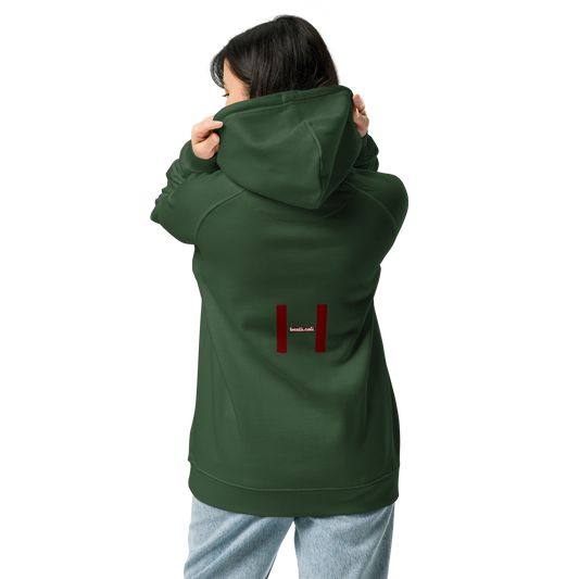 Unisex raglan hoodie