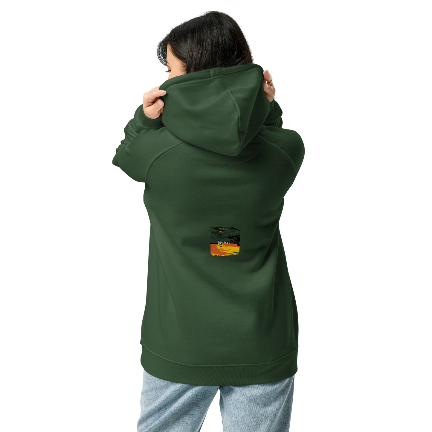 Unisex raglan hoodie