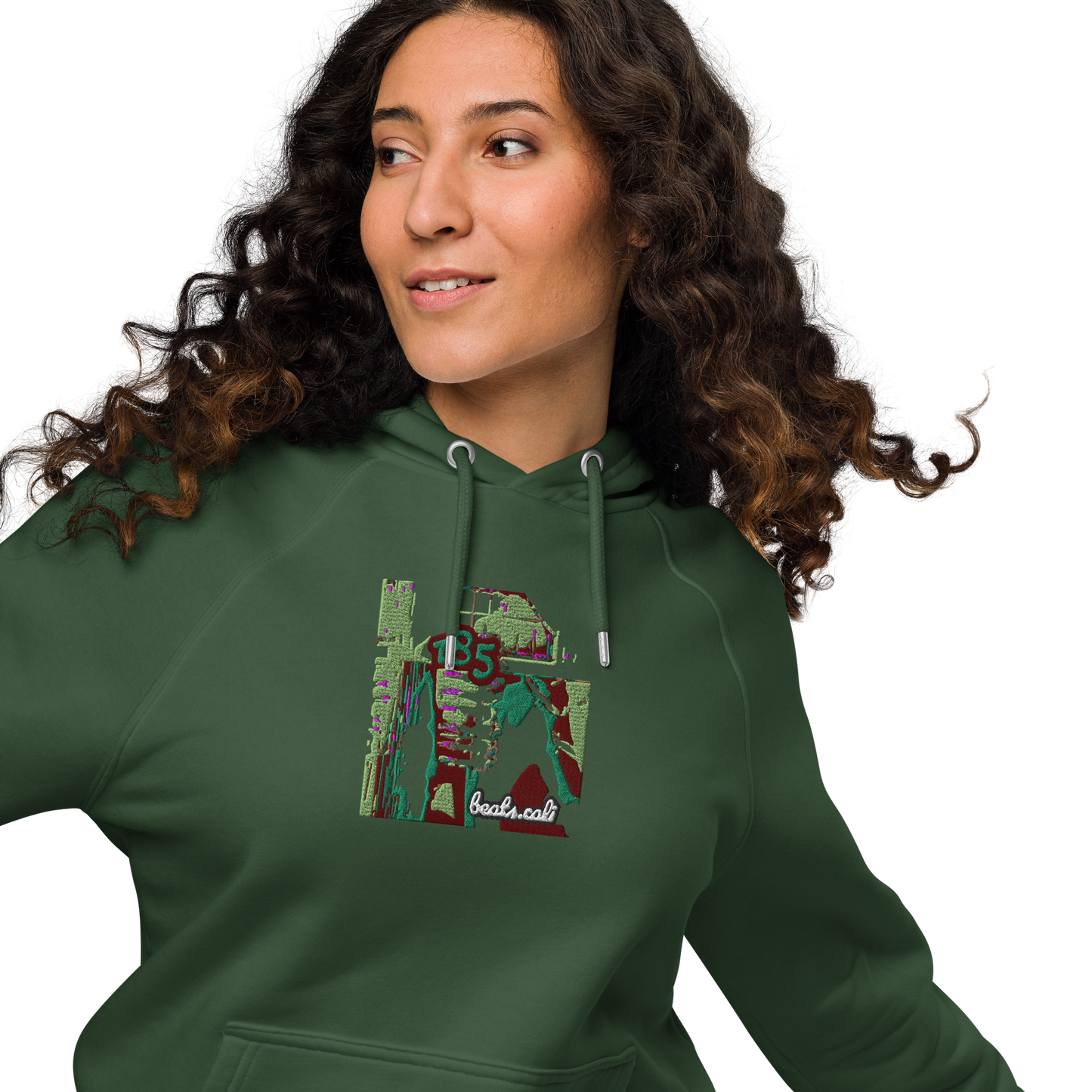 Unisex raglan hoodie