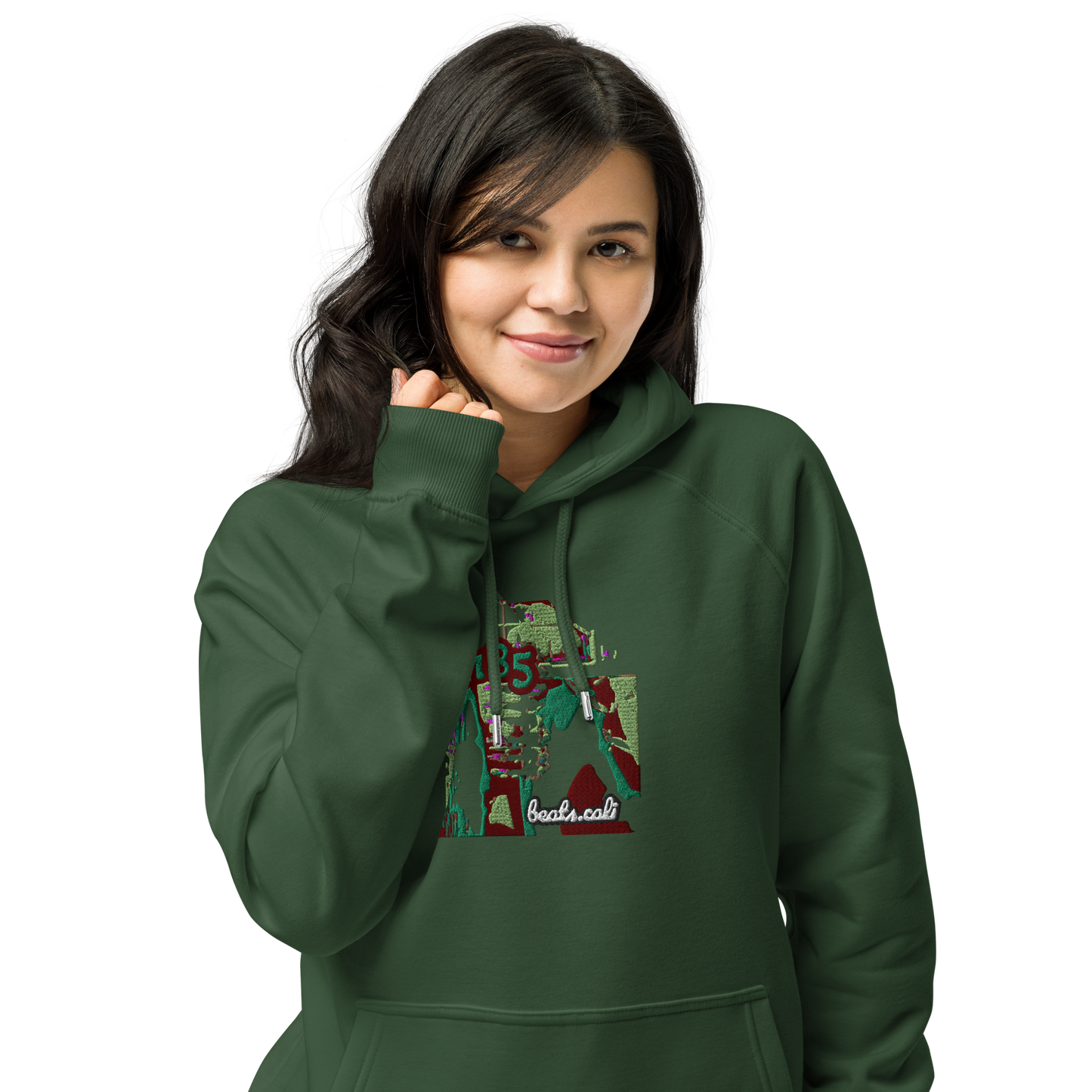 Unisex raglan hoodie