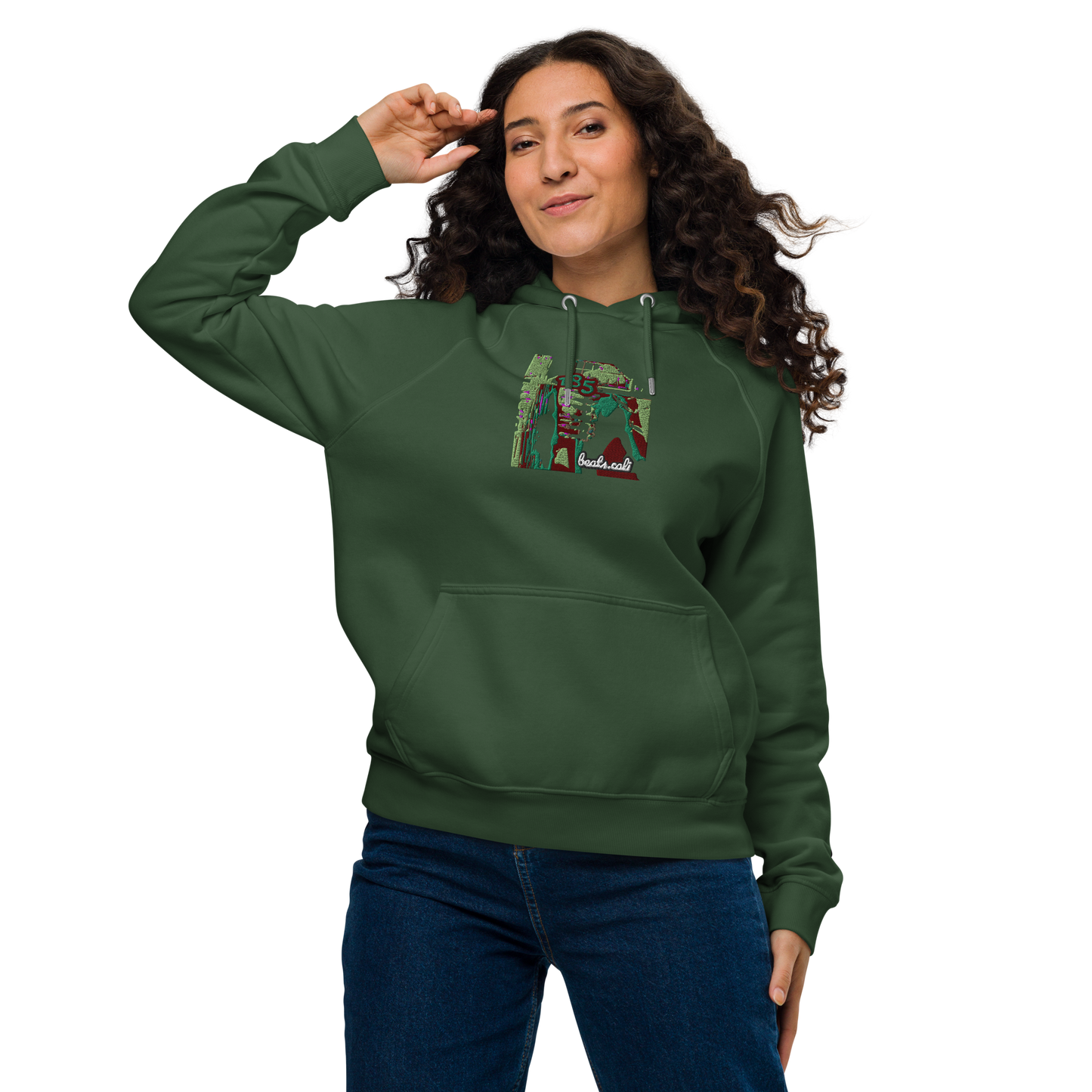 Unisex raglan hoodie