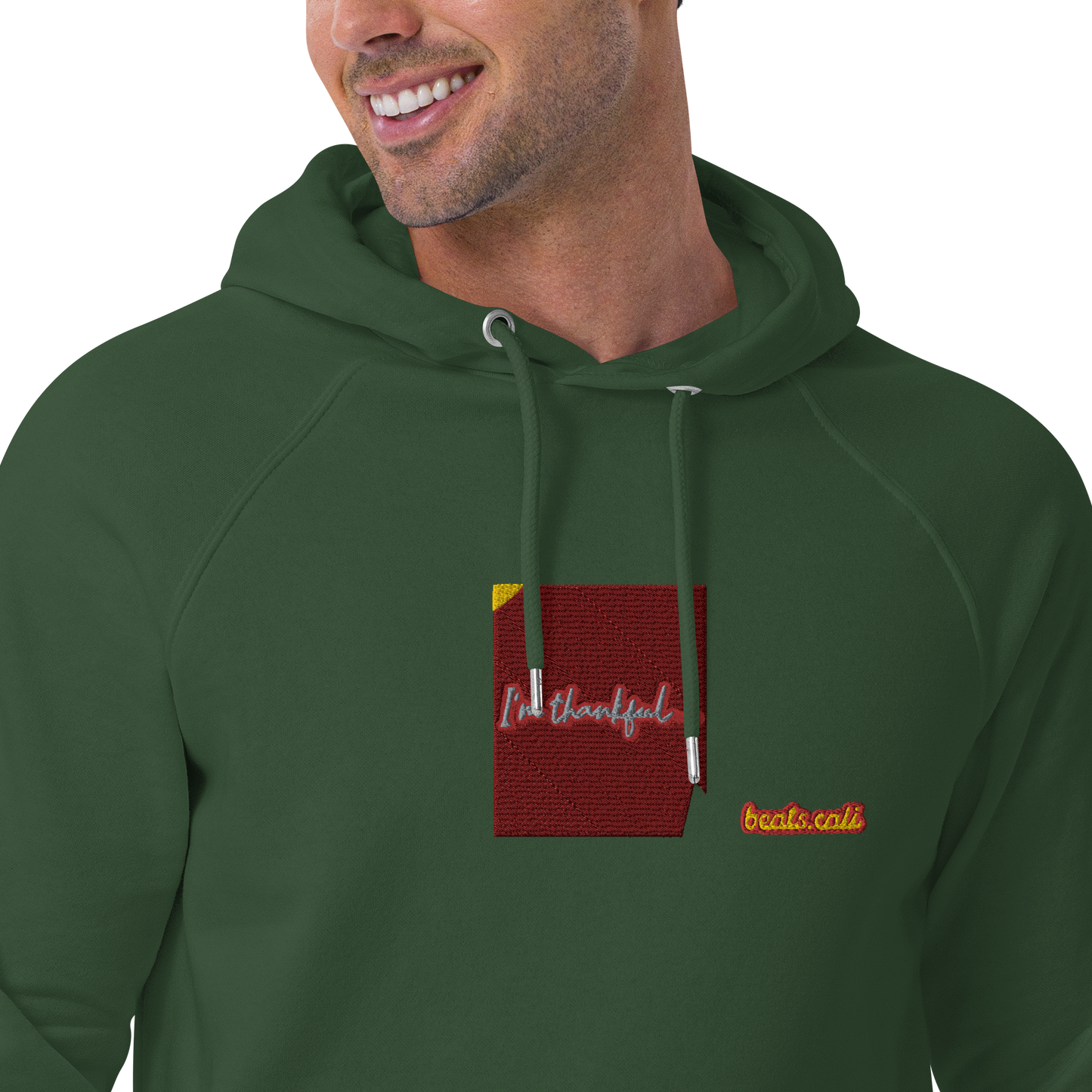 Unisex raglan hoodie
