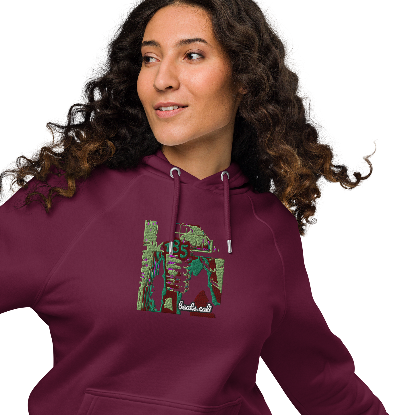 Unisex raglan hoodie