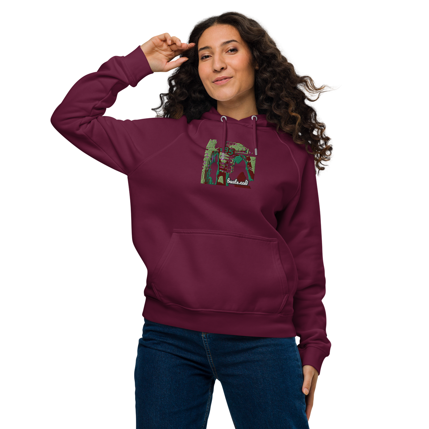 Unisex raglan hoodie