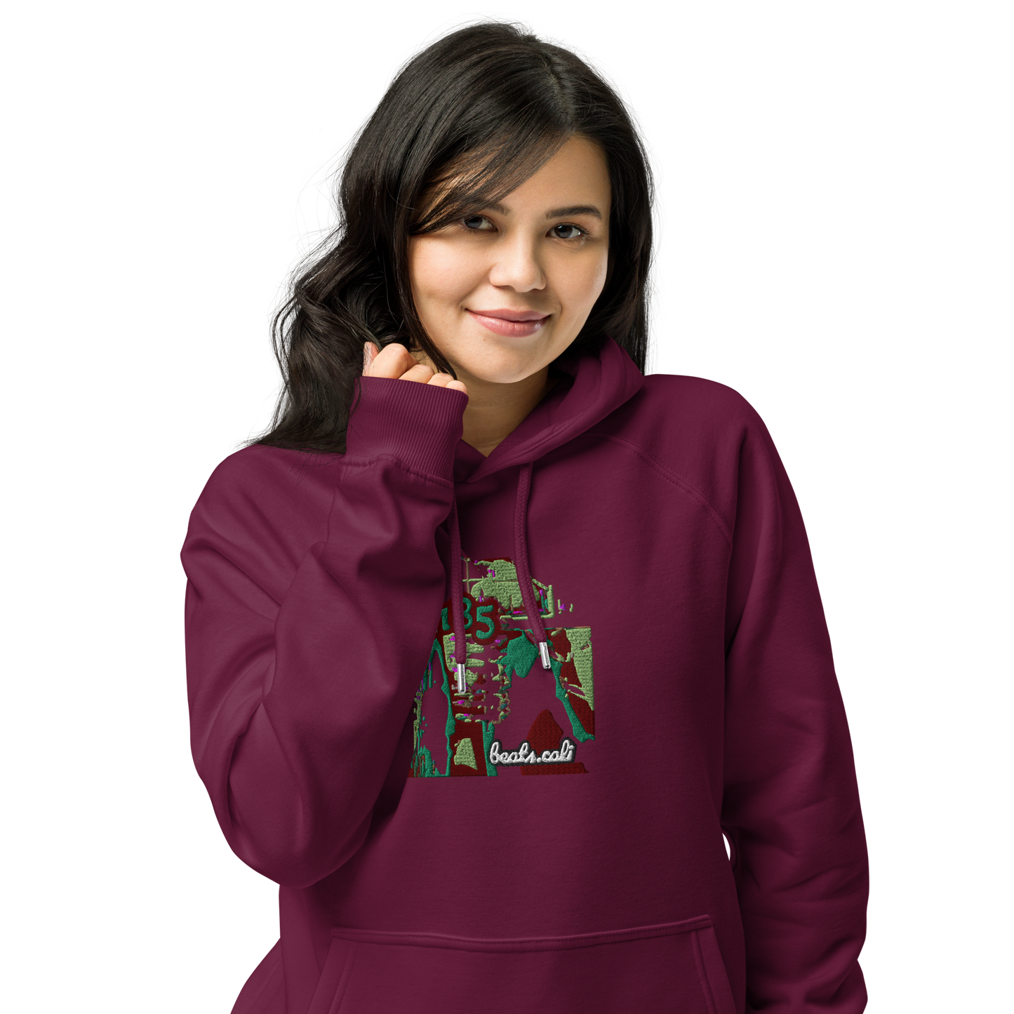 Unisex raglan hoodie