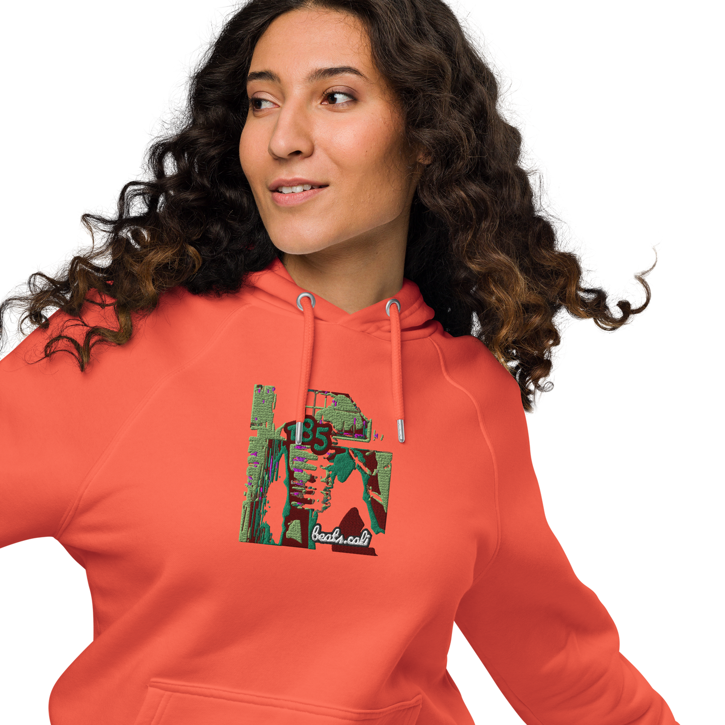 Unisex raglan hoodie