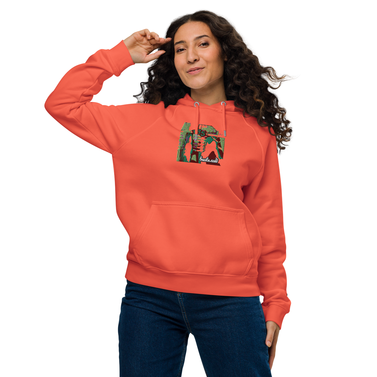Unisex raglan hoodie
