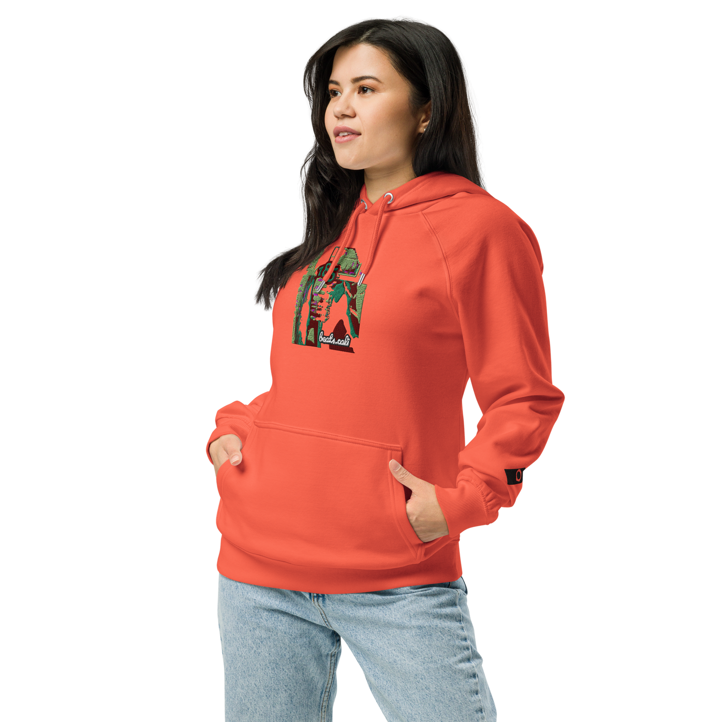 Unisex raglan hoodie