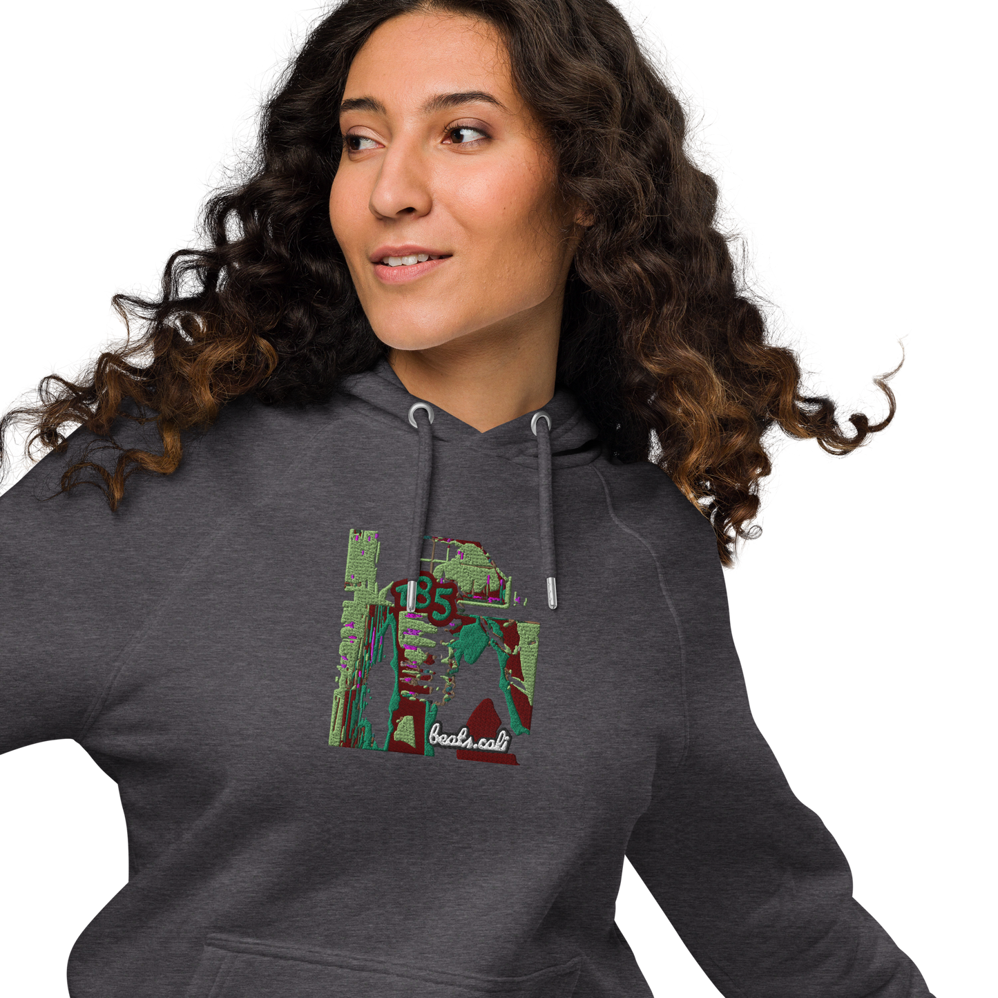 Unisex raglan hoodie