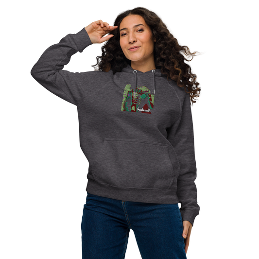 Unisex raglan hoodie