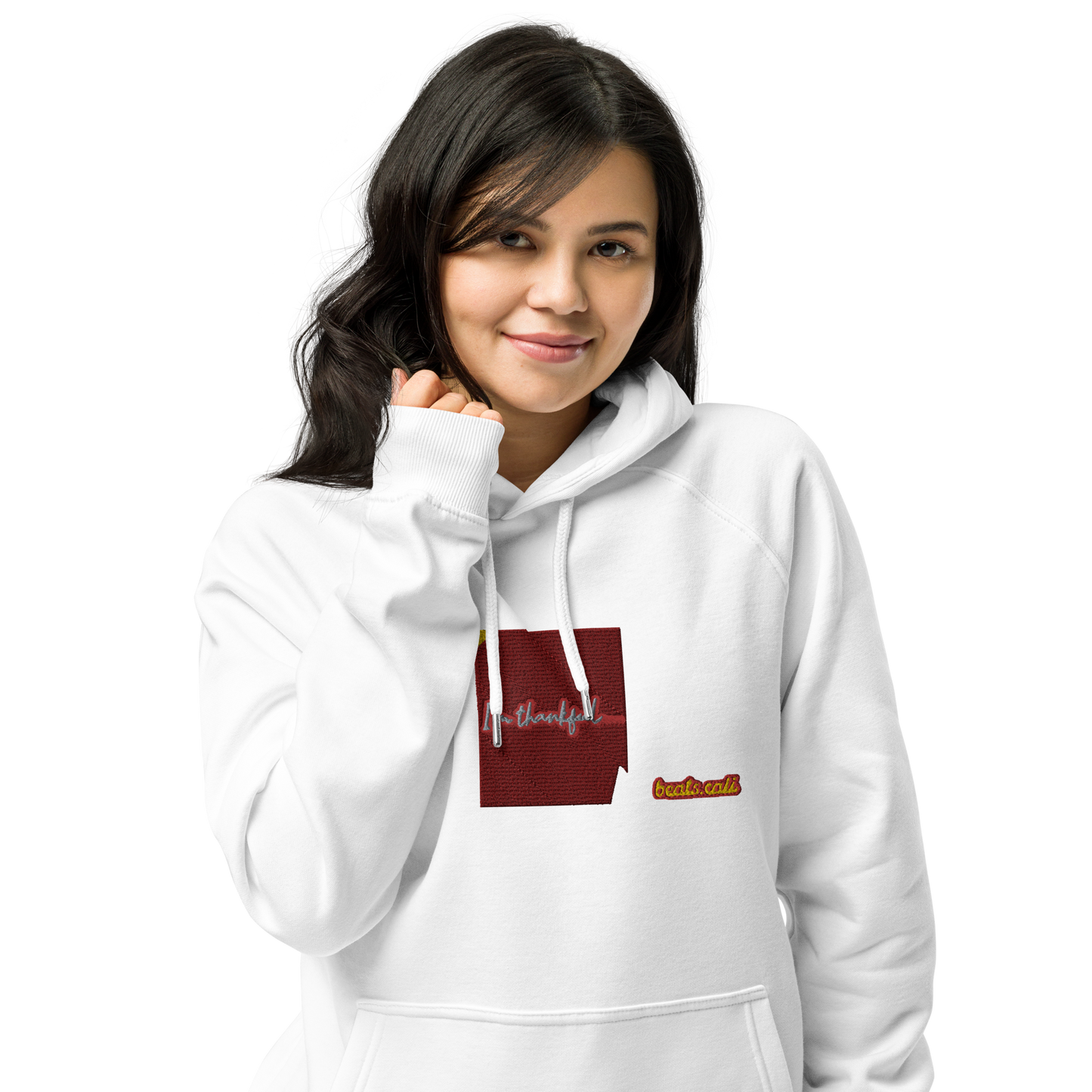 Unisex raglan hoodie